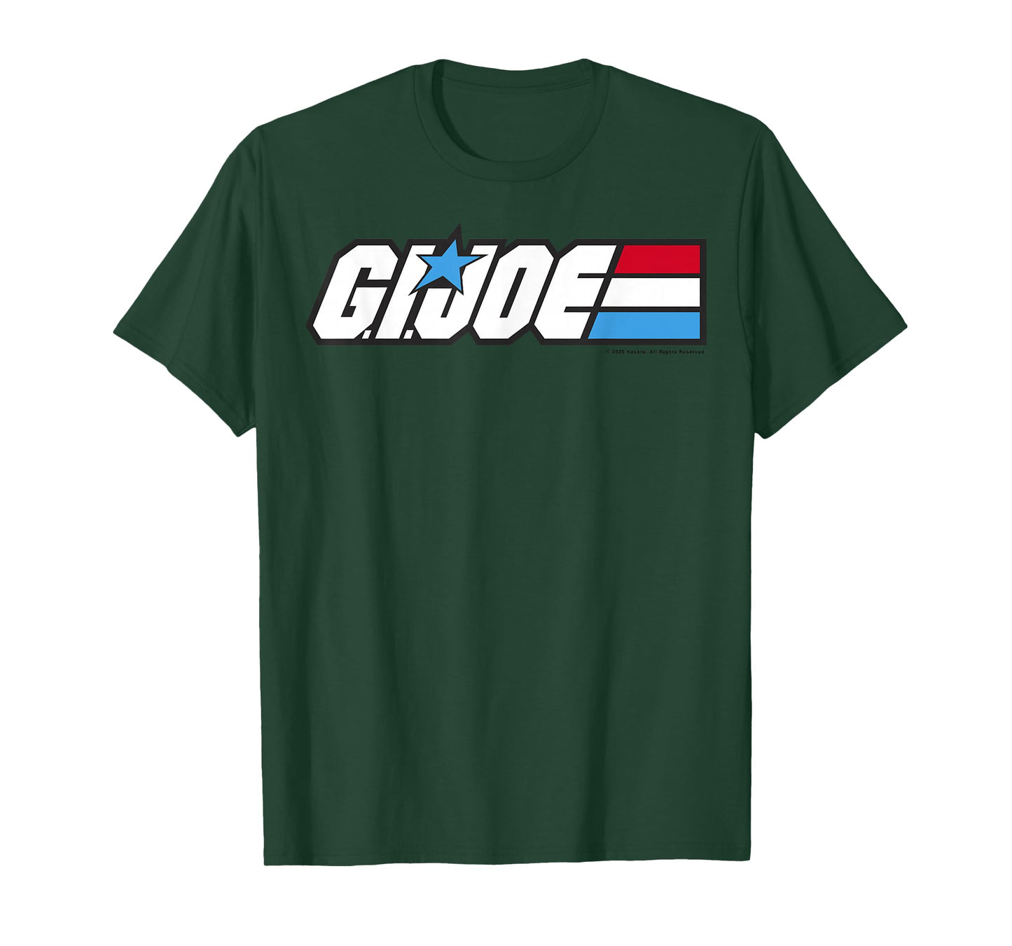 G.I. Joe American Hero Red White & Blue Simple Logo T-Shirt