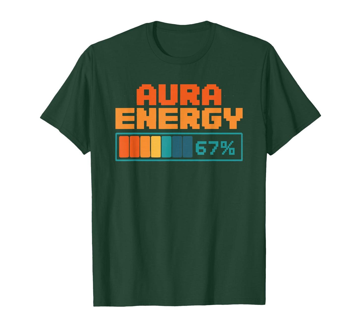 Aura Energy 67% Aura Farming Alpha Slang Gen 67th Number 67 T-Shirt