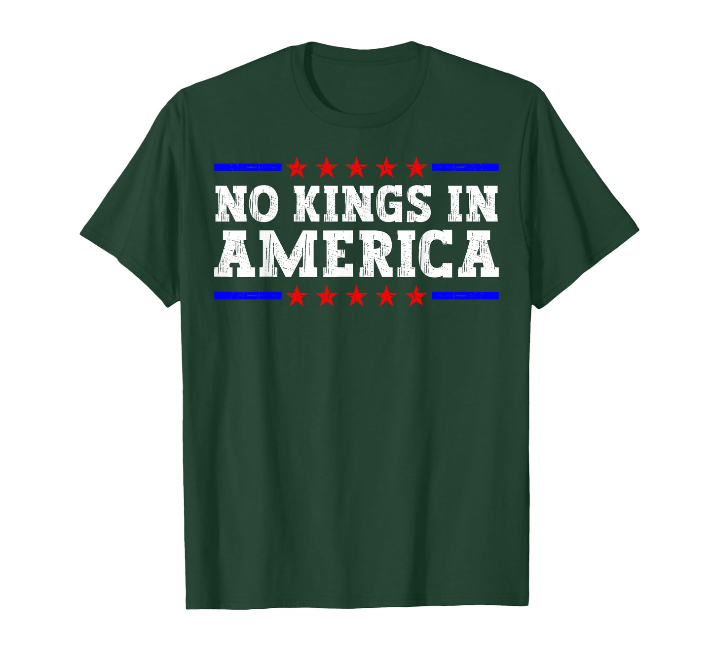 No Kings In America Trump Resist Retro Vintage T-Shirt