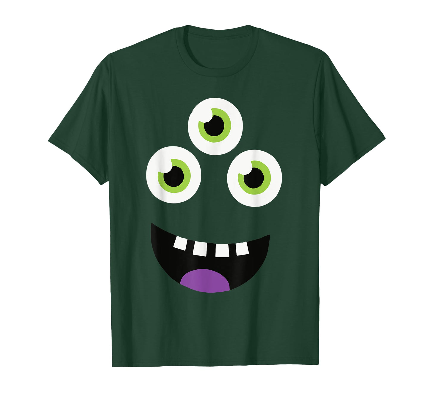 Cute Monster Face Halloween Group Costume Gift Tee T-Shirt