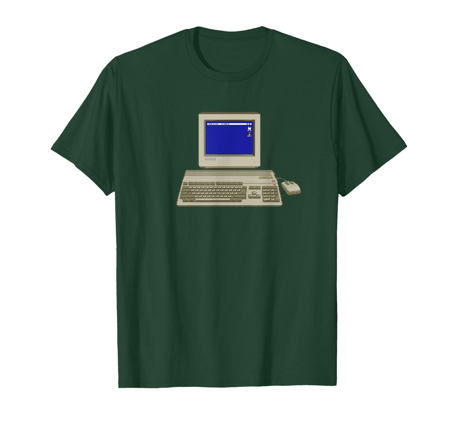 Commodore Amiga 500 Retro Gaming Pixel Art T-Shirt