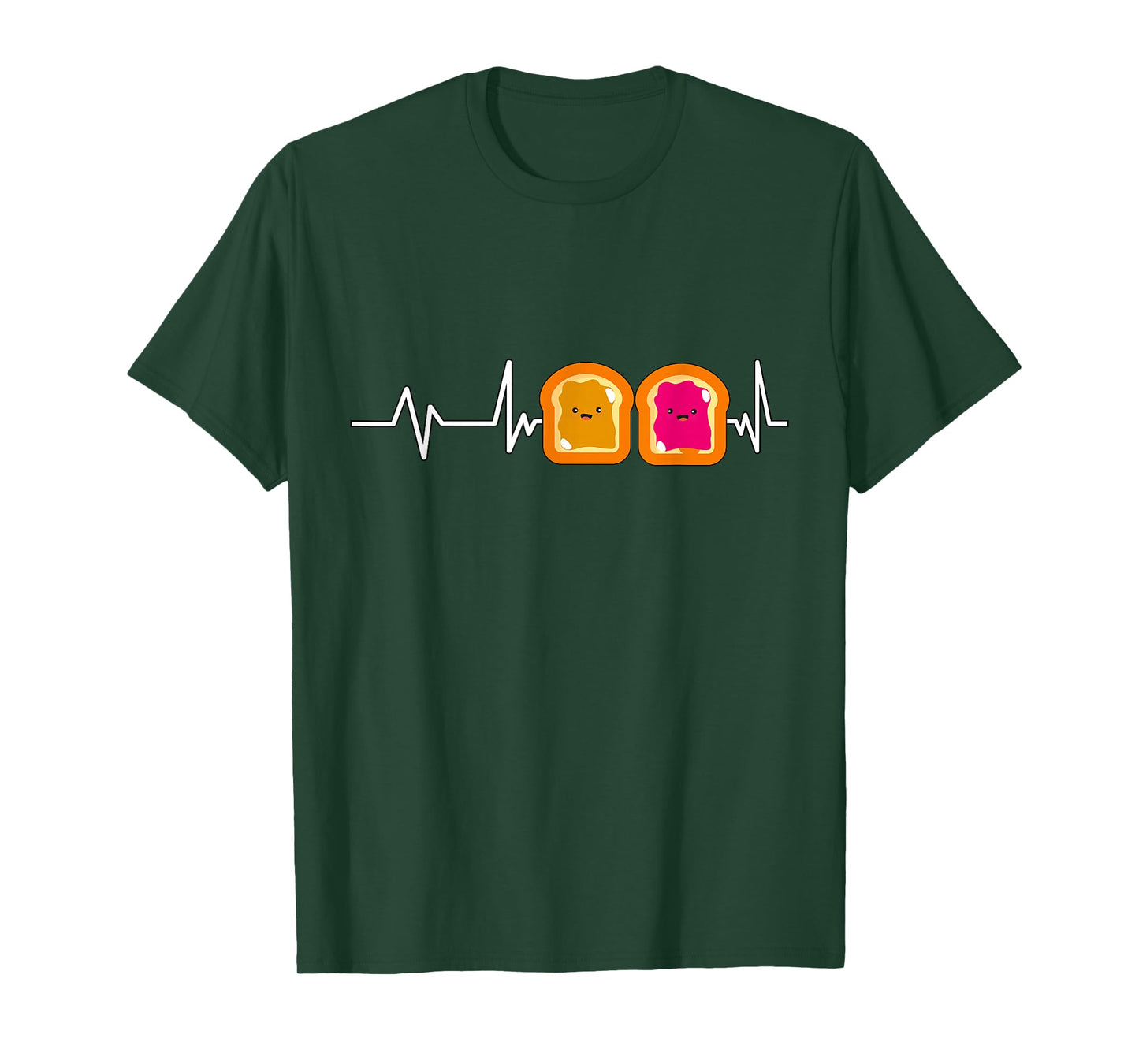 Peanut Butter Jelly Heartbeat Gift Peanut Butter And Jelly T-Shirt