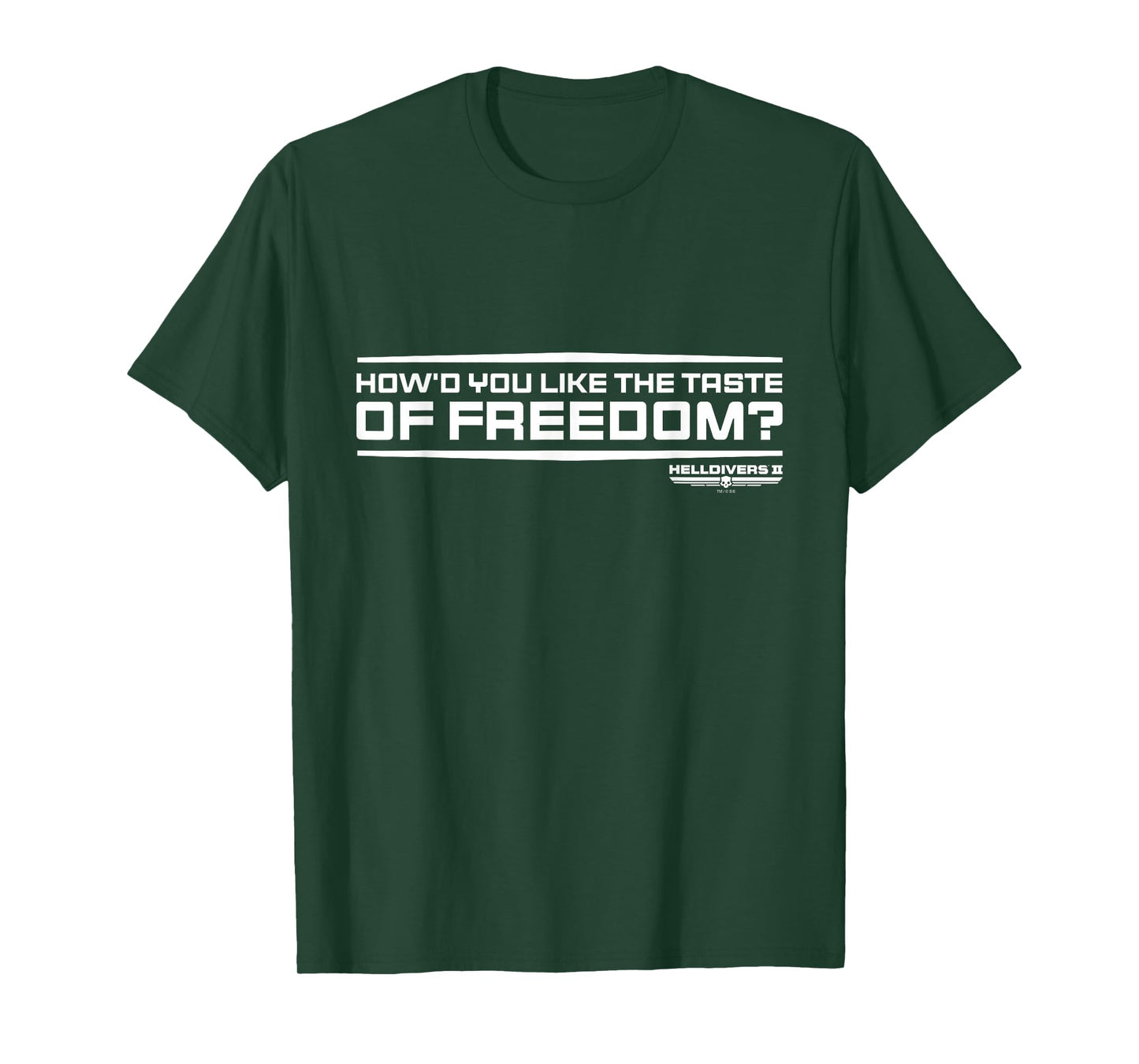 Helldivers 2 Sony PlayStation Video Game Taste Of Freedom T-Shirt