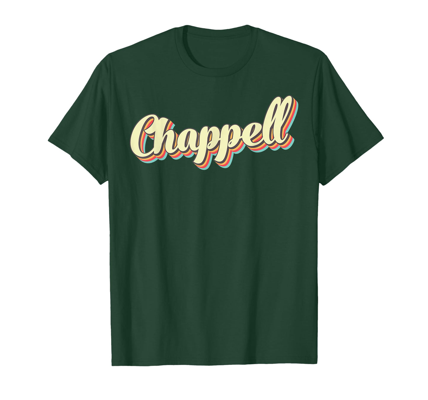 Chappell TShirt Retro Art Baseball Font Vintage T-Shirt