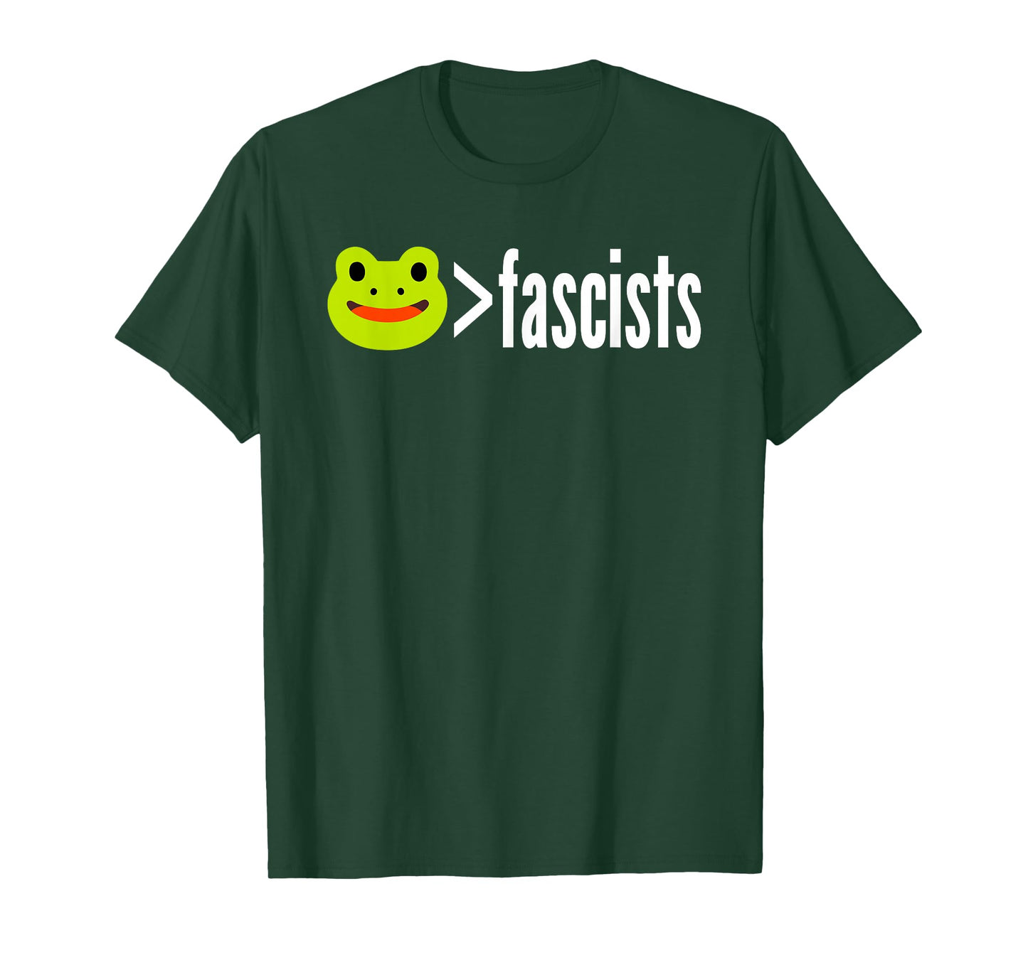 Frog Greater Than Fascism T-Shirt