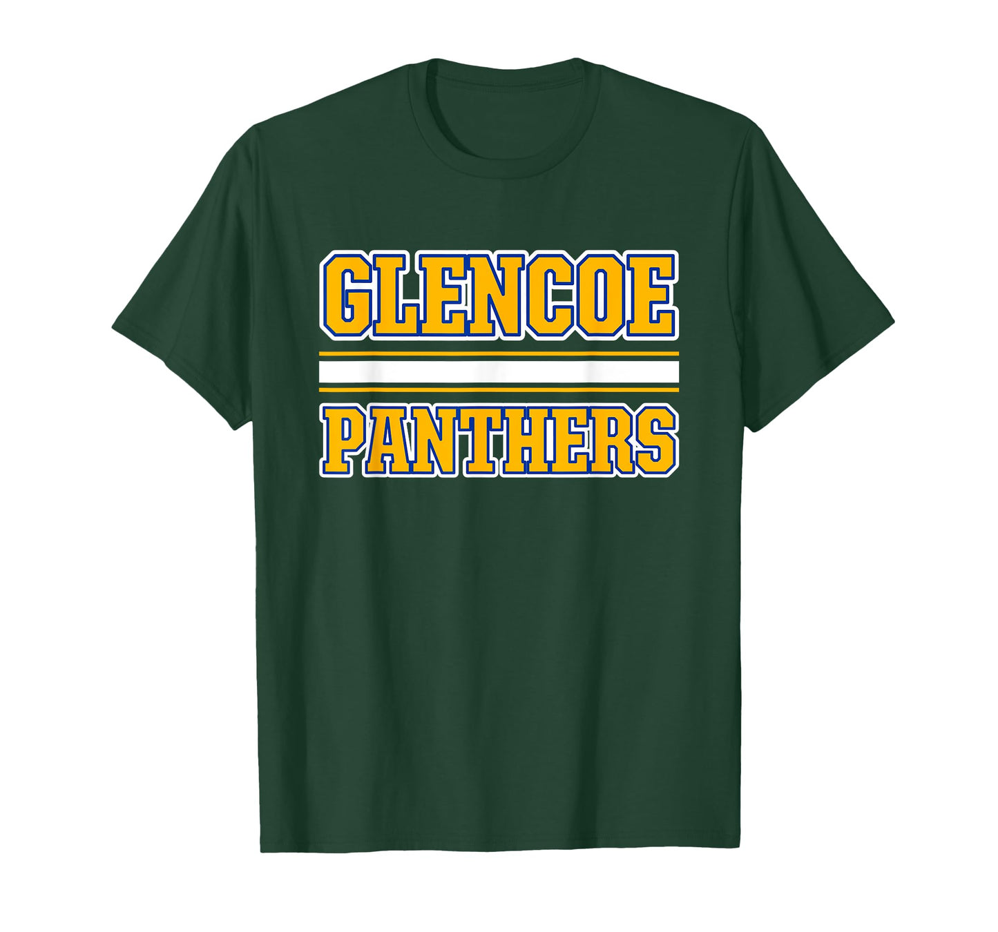 Glencoe Panthers Horizontal Stripes T-Shirt