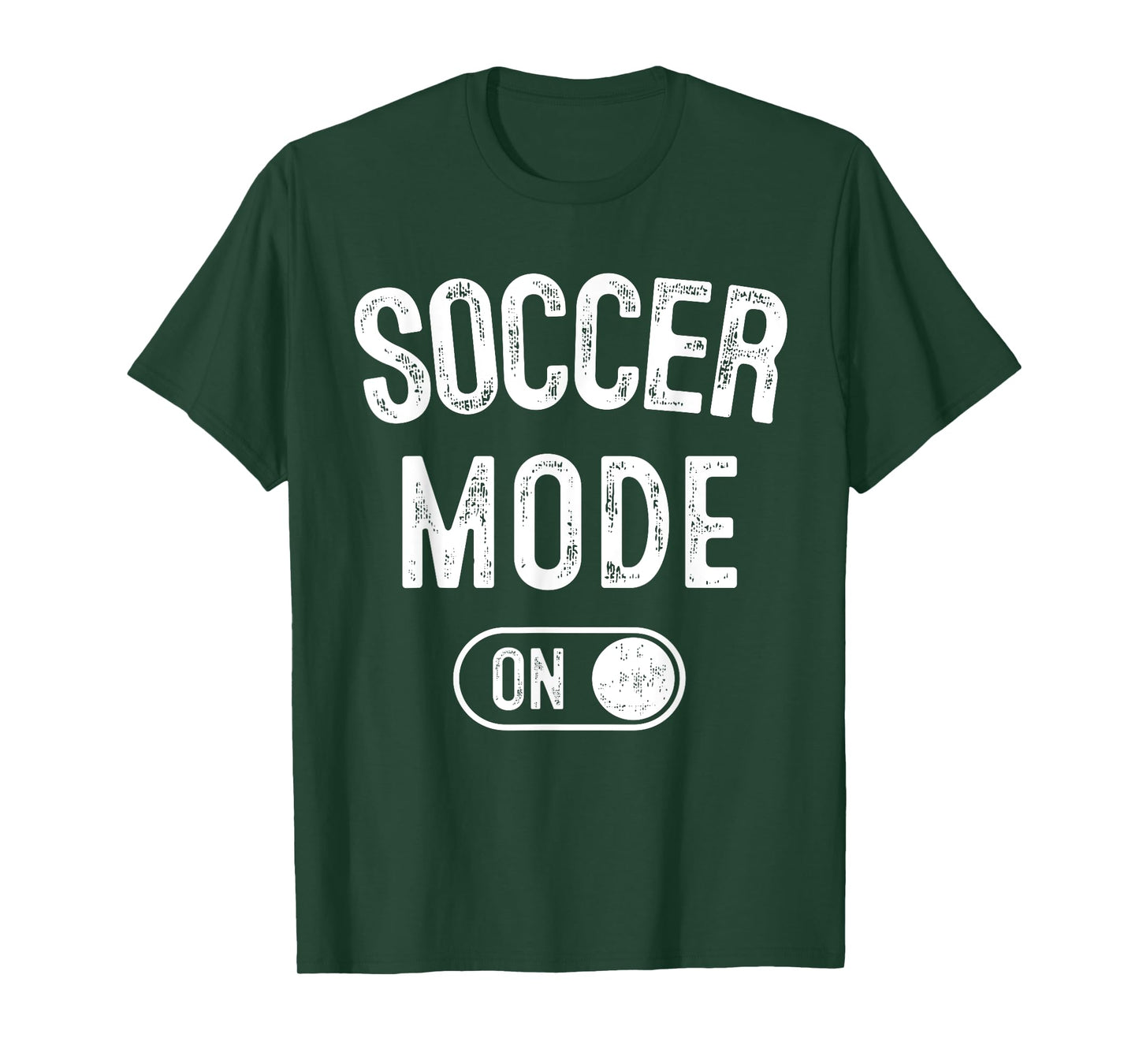 Soccer Mode On Funny Striker Gift Soccer Player Coach T-Shirt