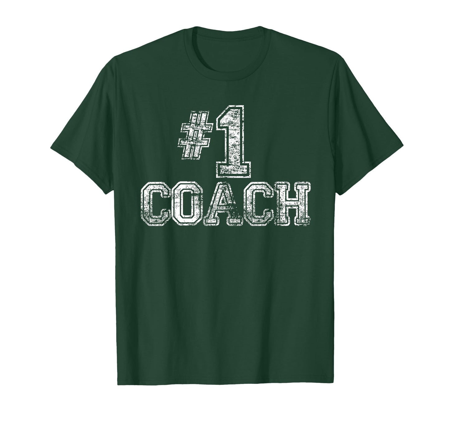#1 Coach T Shirt - Number One Team Gift Tee T-Shirt