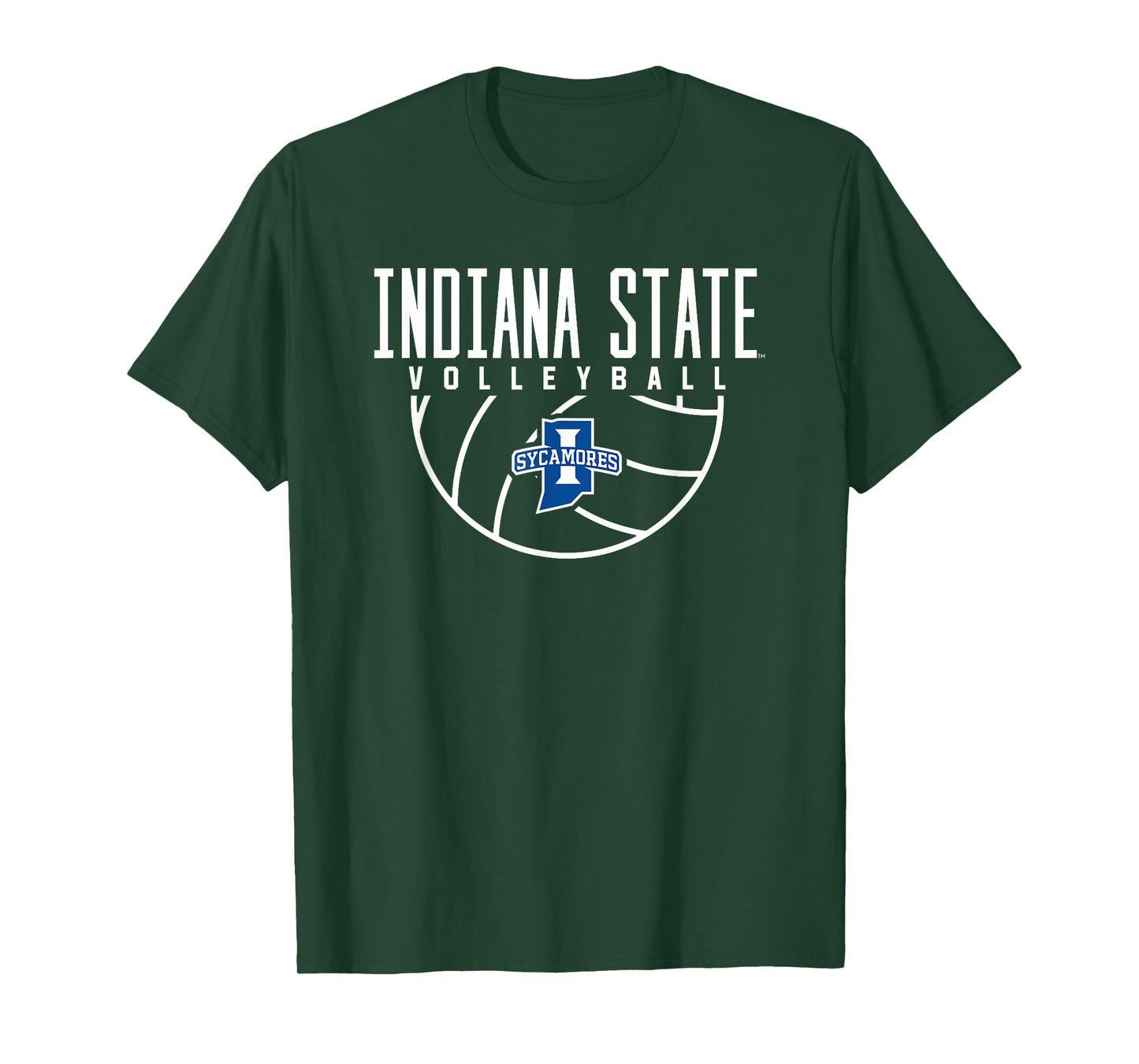 Indiana State University Sycamores Volleyball Arch T-Shirt