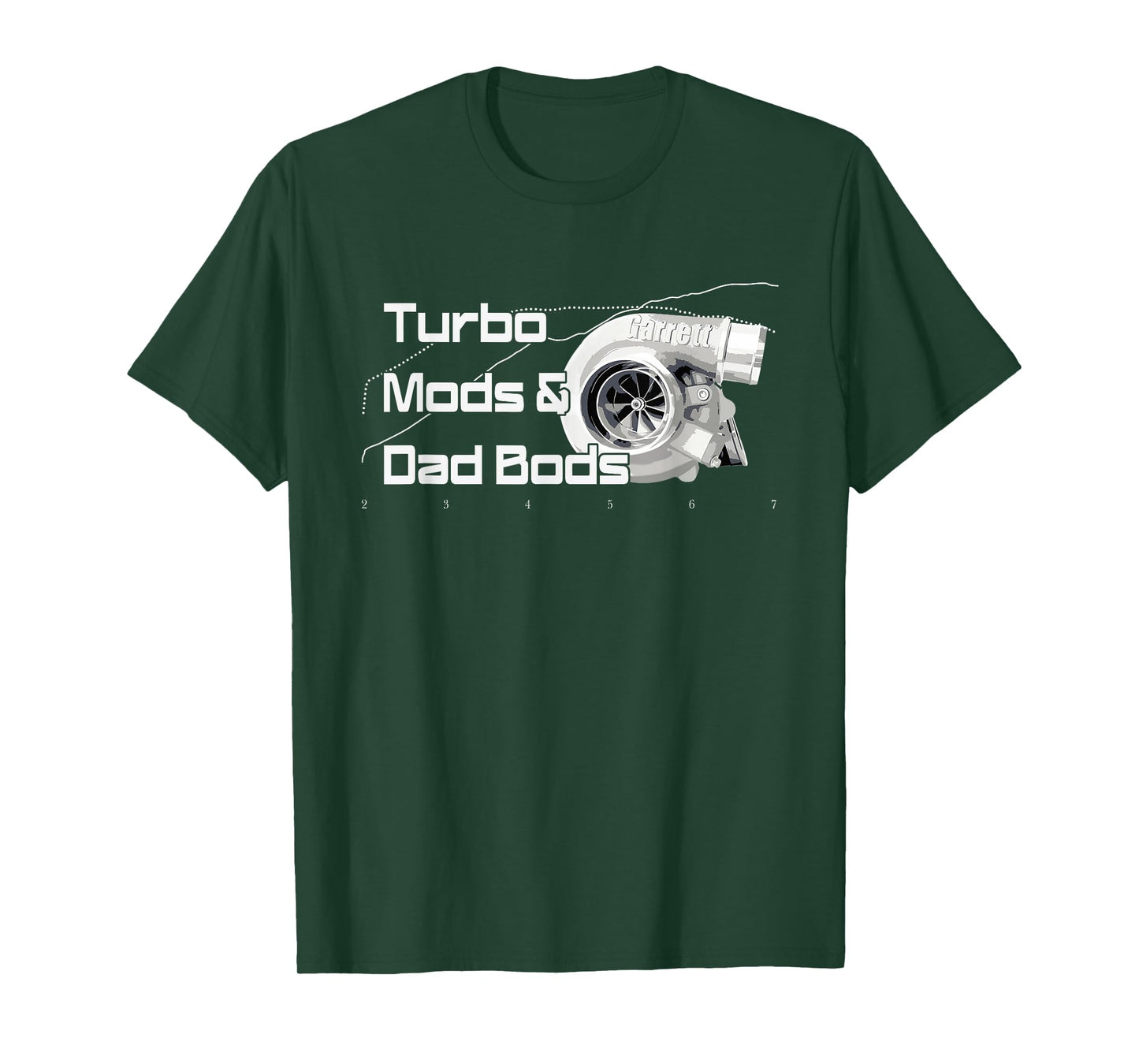 Funny Turbo Mods And Dad Bods Family Father T-Shirt