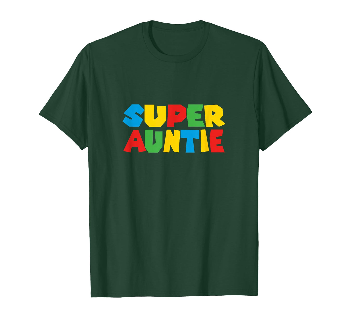 Gamer Aunt Super Auntie Funny Gaming Matching Dad & Mom kids T-Shirt
