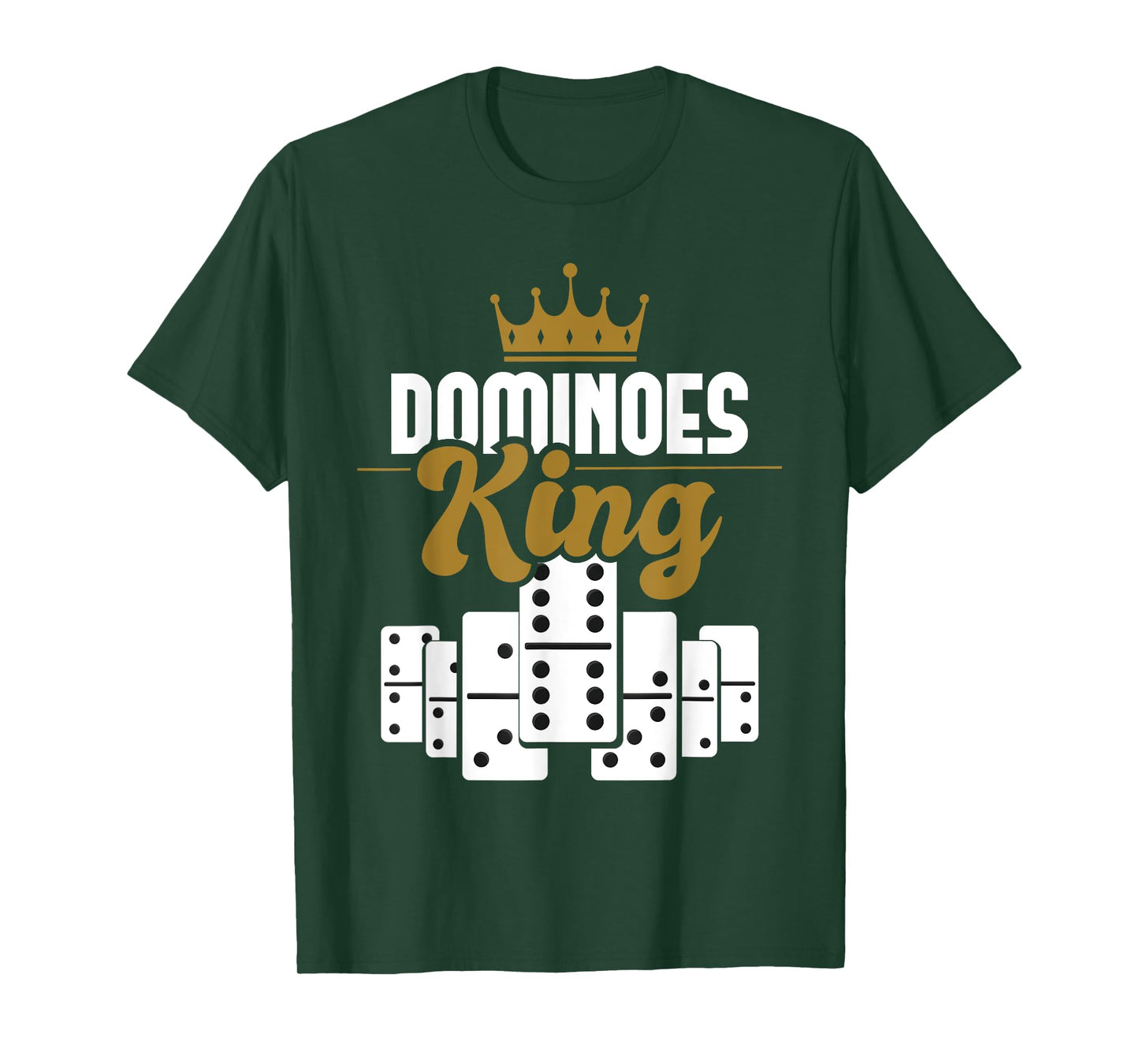 Dominoes King - Domino Player Dominoes Lover Tile Game T-Shirt