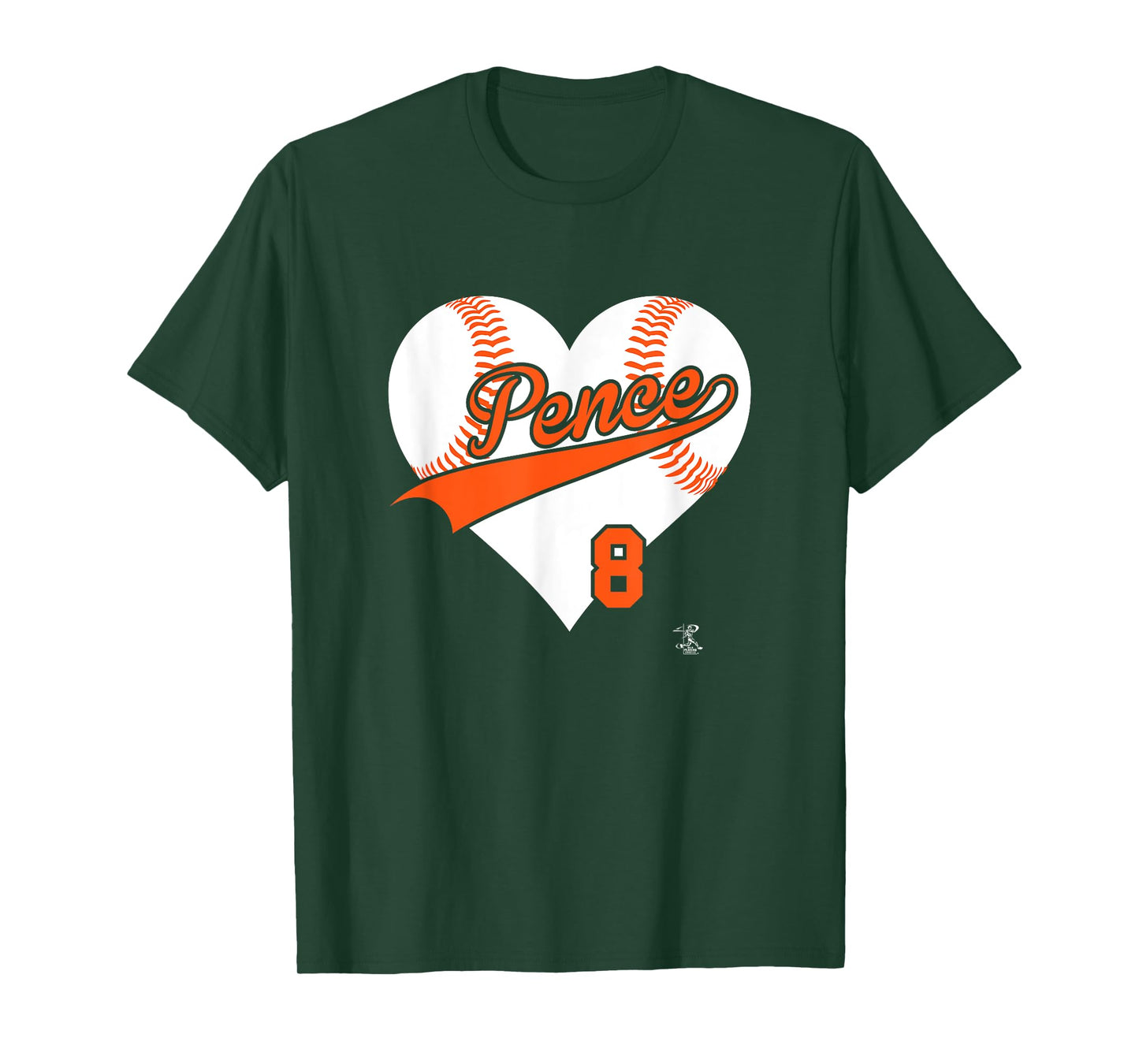 Hunter Pence Baseball Heart Gameday T-Shirt