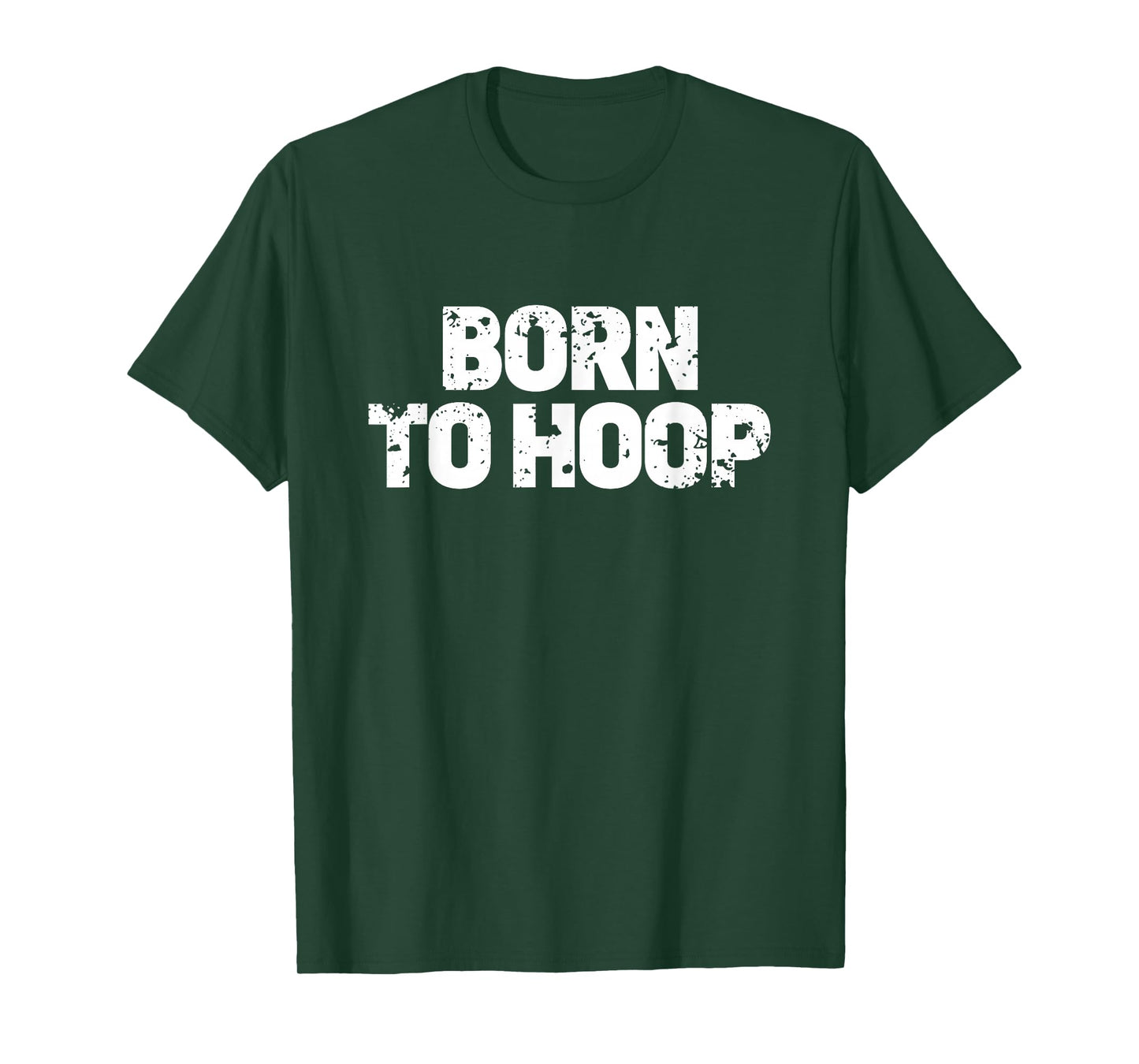 Born To Hoop Basketball Hooper Distressed Practice Jersey T-Shirt