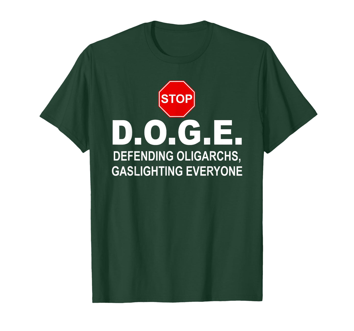 Stop Doge Sign,Anti Doge Protest Signs,No D.O.G.E. Bad Doge T-Shirt