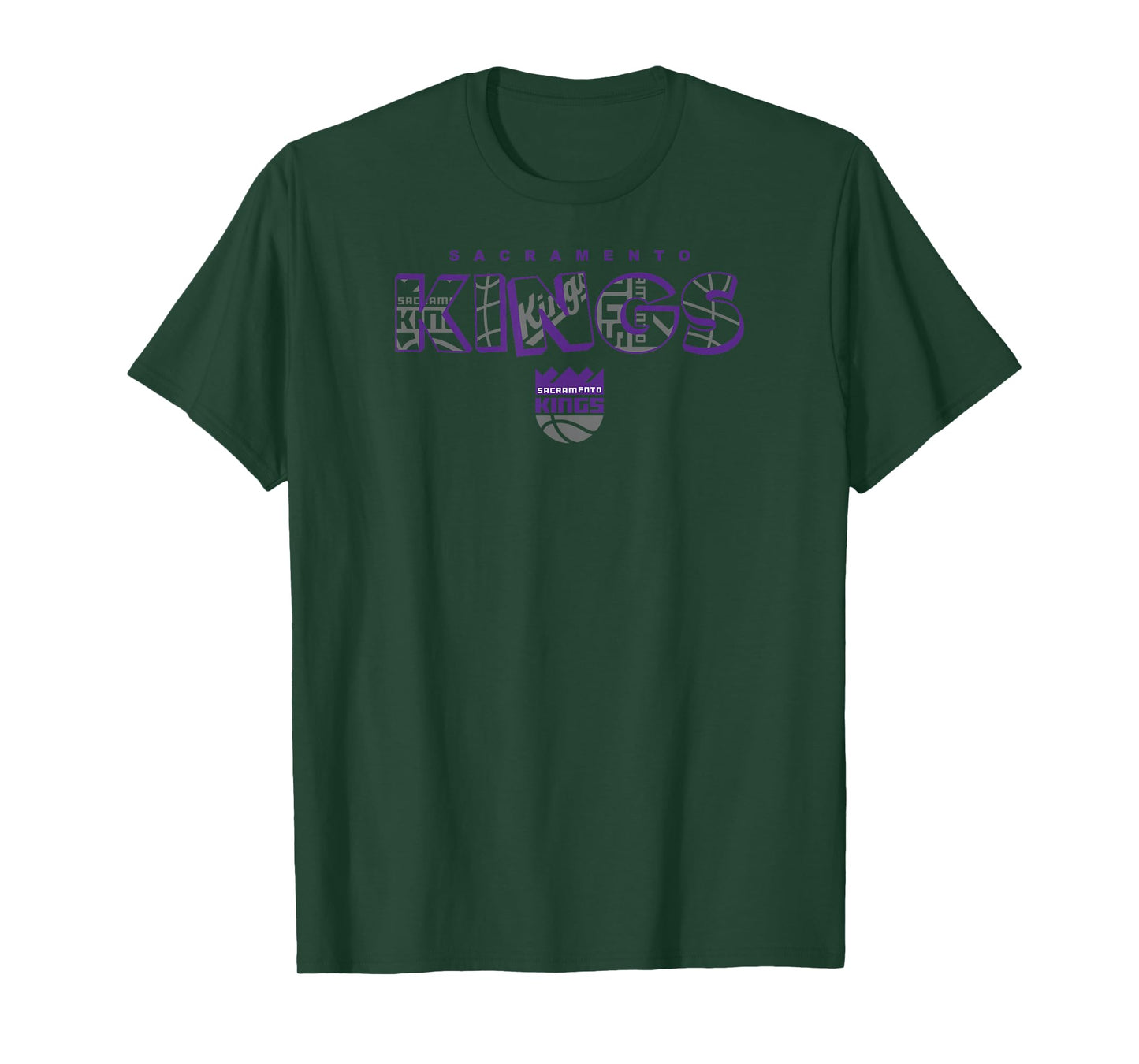 NBA - Sacramento Kings Logo Knockout White T-Shirt