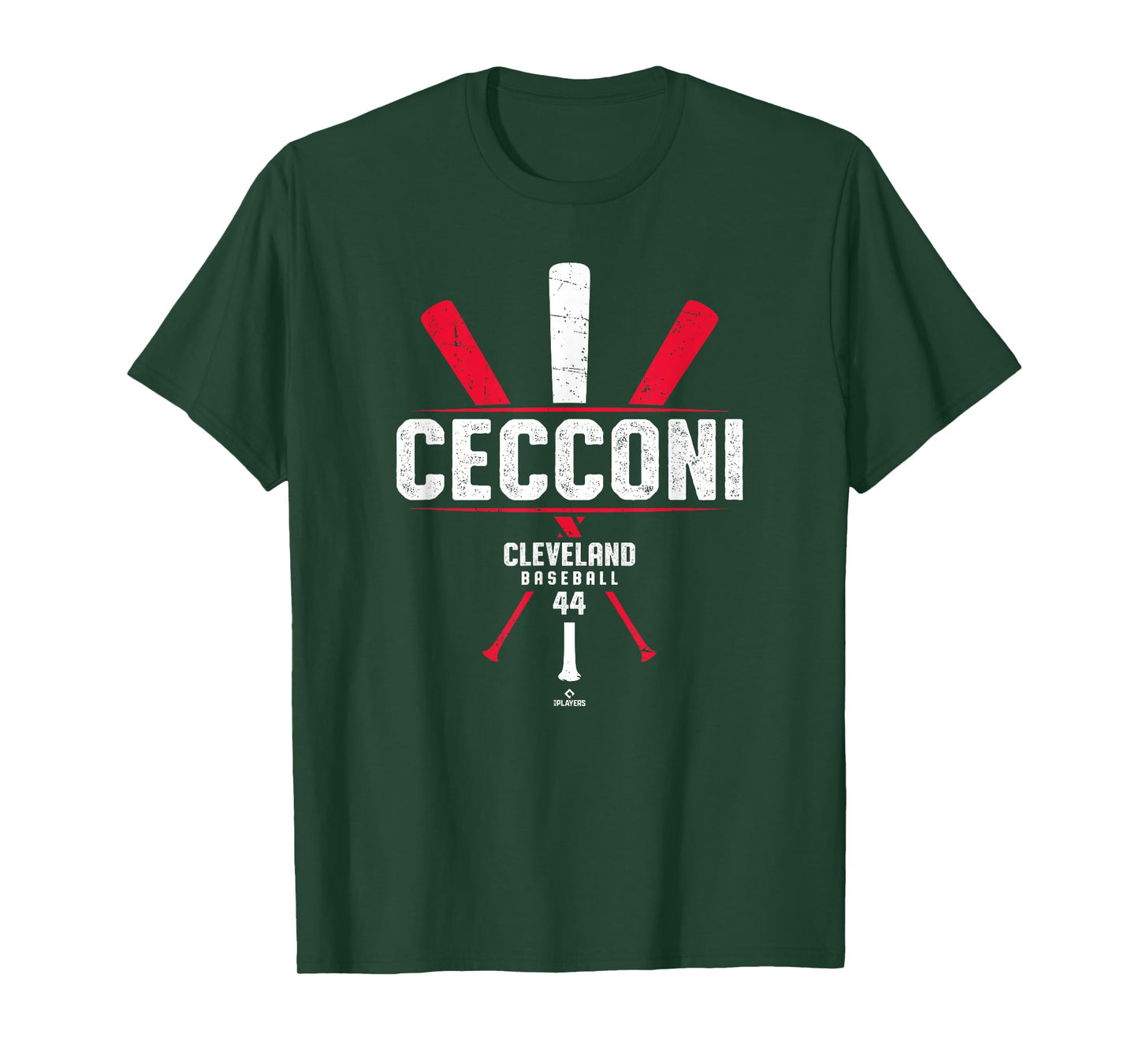 Vintage Baseball Bat Gameday Slade Cecconi Cleveland T-Shirt
