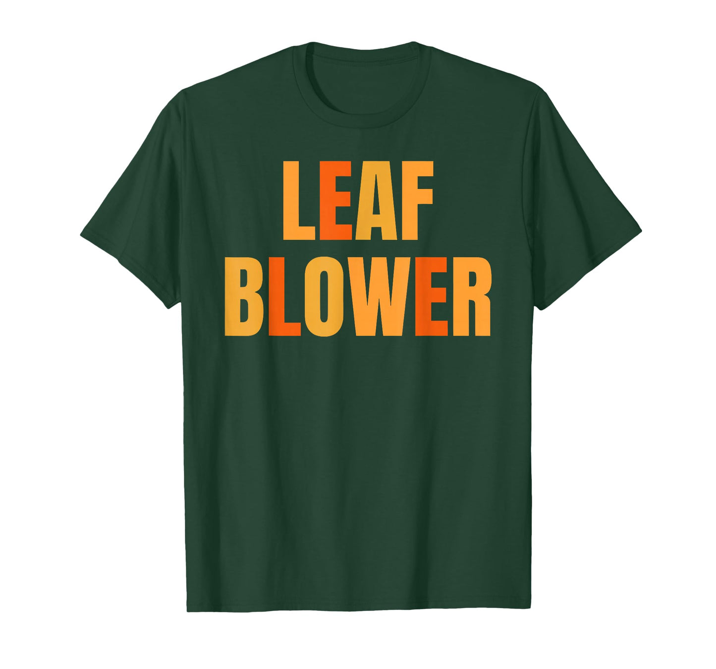 Funny Leaf Blower Fall Costume Couple Halloween Matching T-Shirt