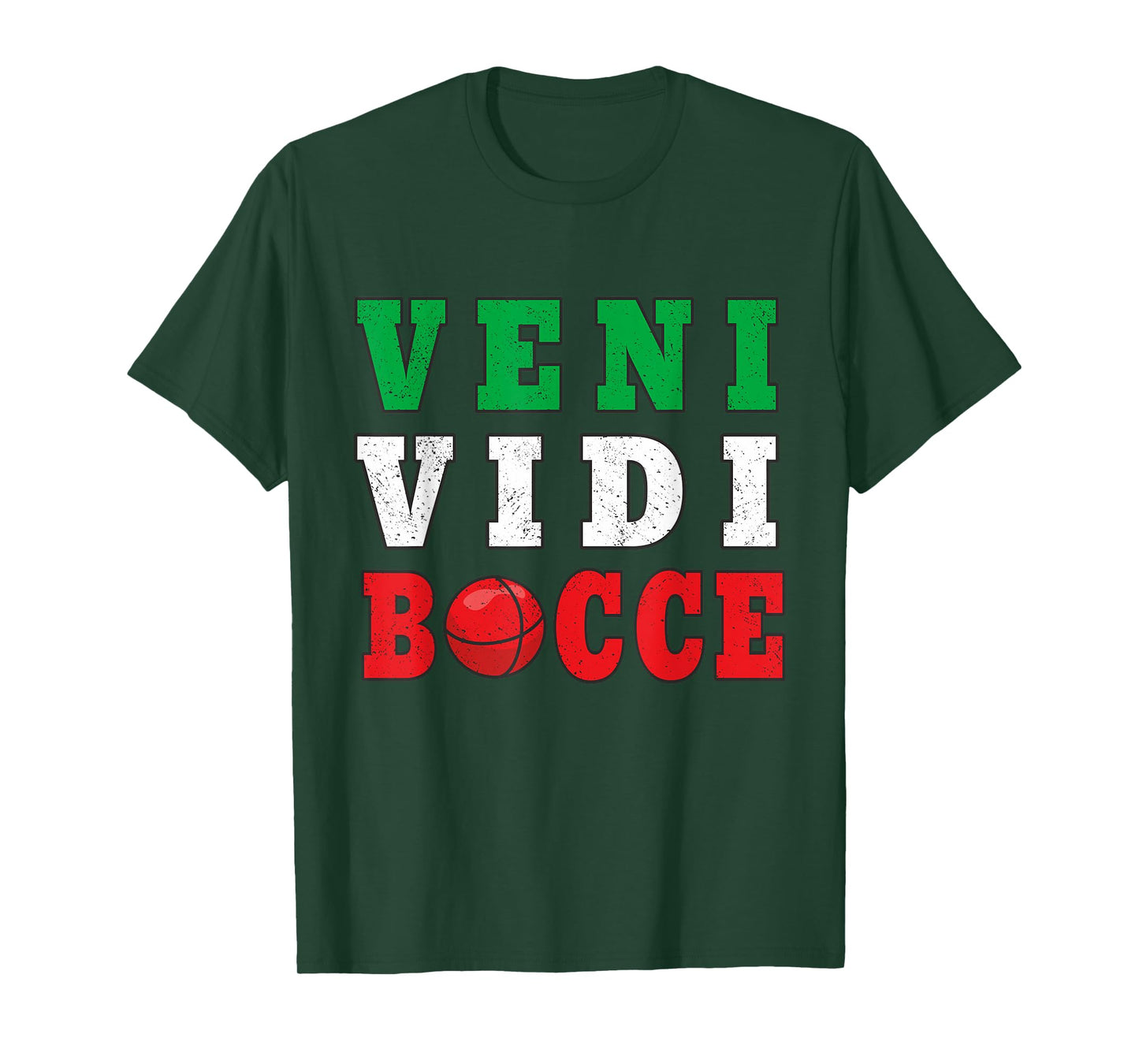 Bocce Veni Vidi Bocce Funny Bocce Player T-Shirt