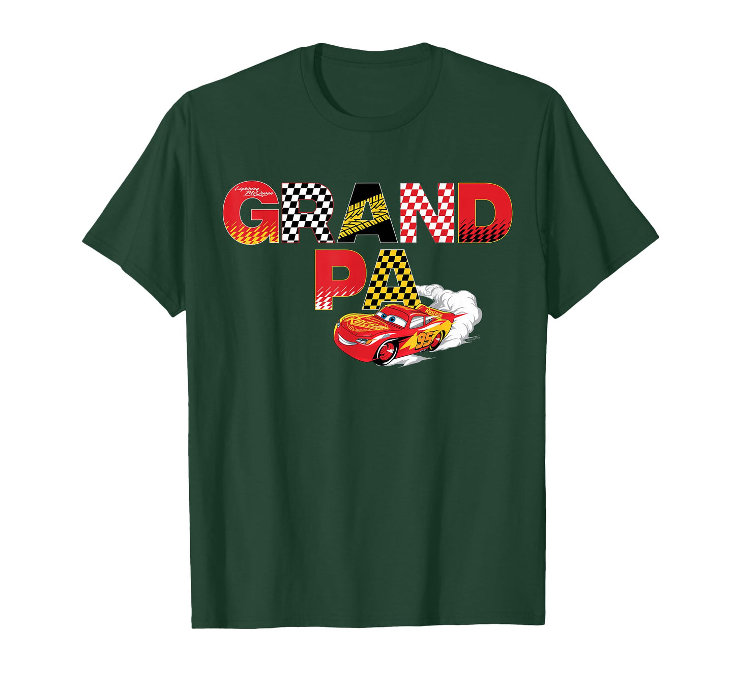 Disney & Pixar's Cars Grandpa Family Matching Trip Vacation T-Shirt