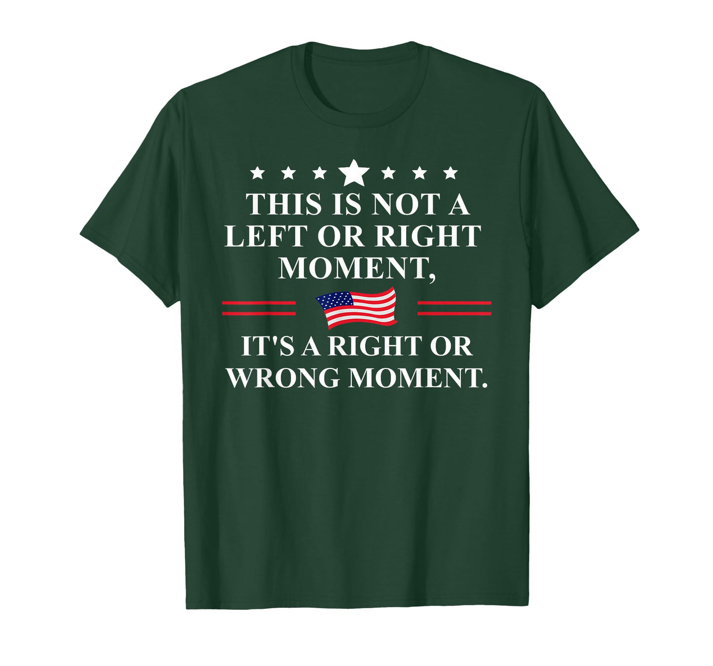 This is Not a Left or Right Moment Its a Right Wrong Moment T-Shirt