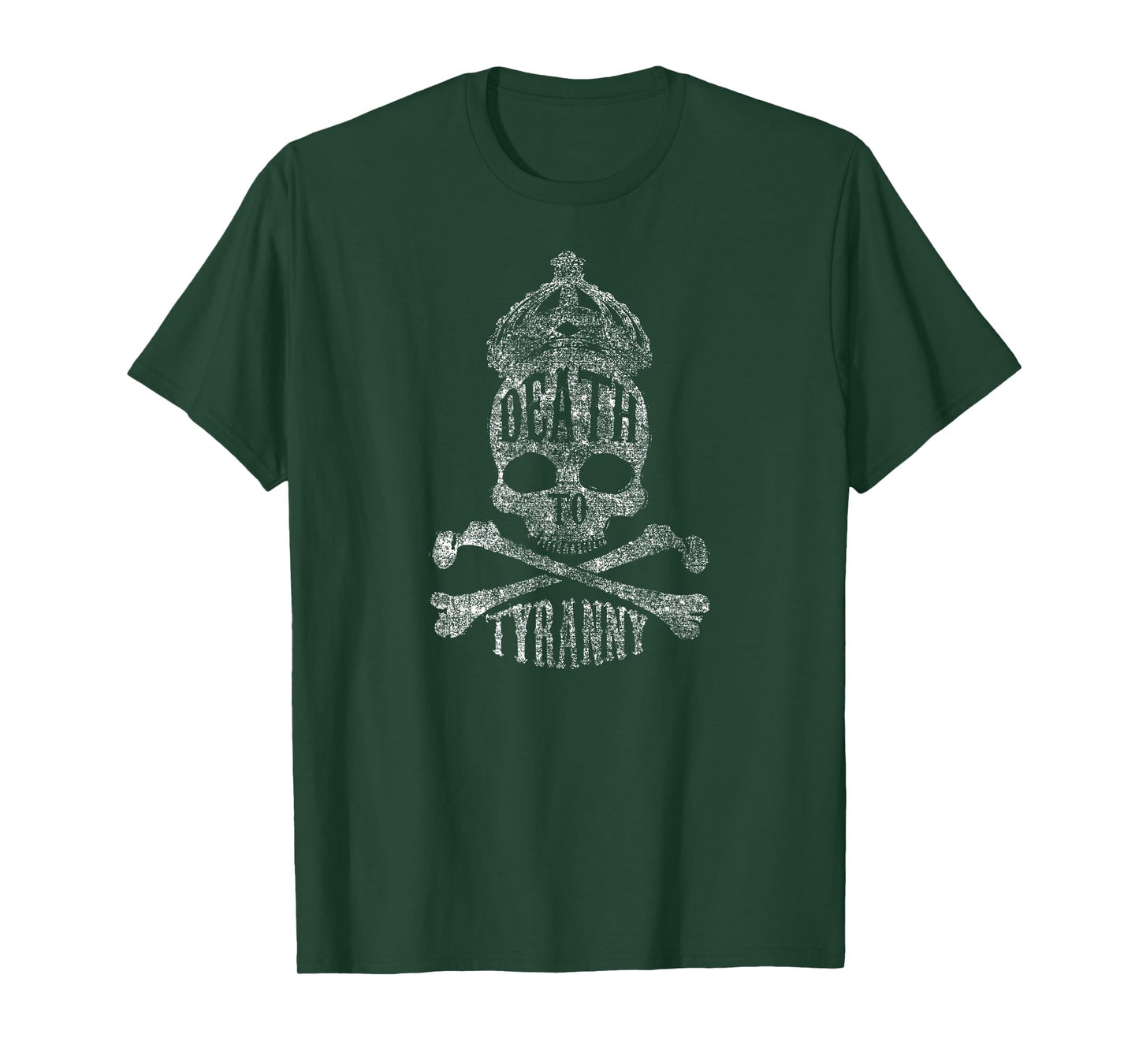 Death To Tyranny No More Royals Skull Bones Crown T-Shirt