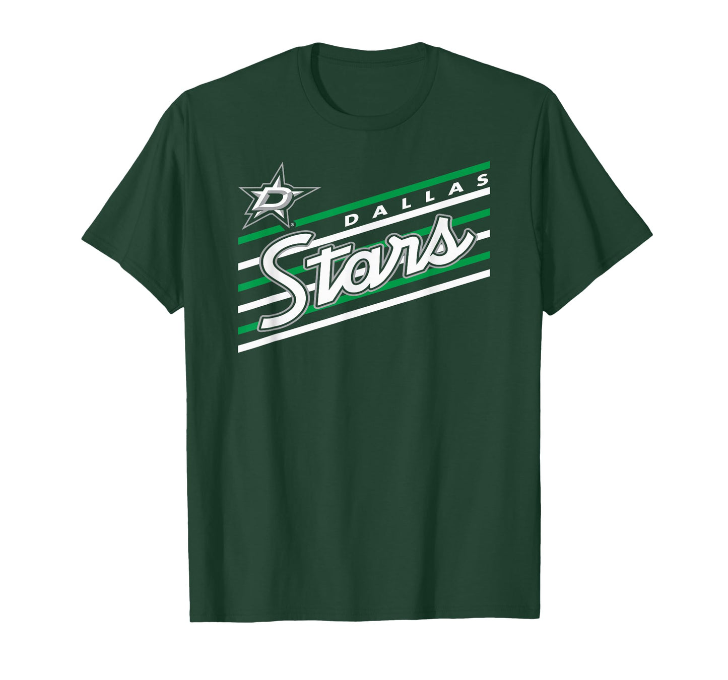 Dallas Stars Retro Performer Black Officially Licensed T-Shirt