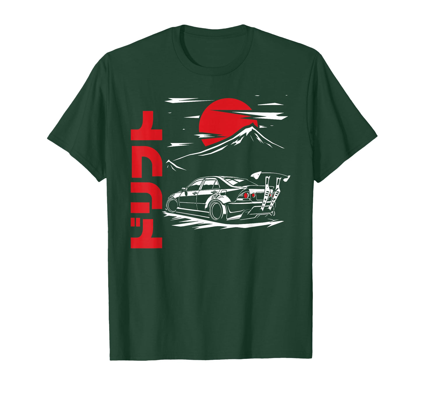 JDM Tokyo Japan Drift Race Car Tuning Retro Vintage Graphic T-Shirt