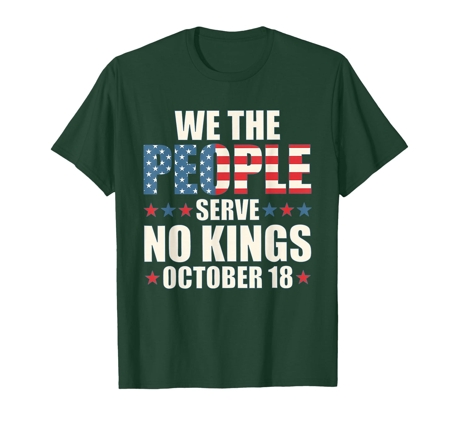 No Kings October 18 Shirt Men Women No Kings Day T-Shirt