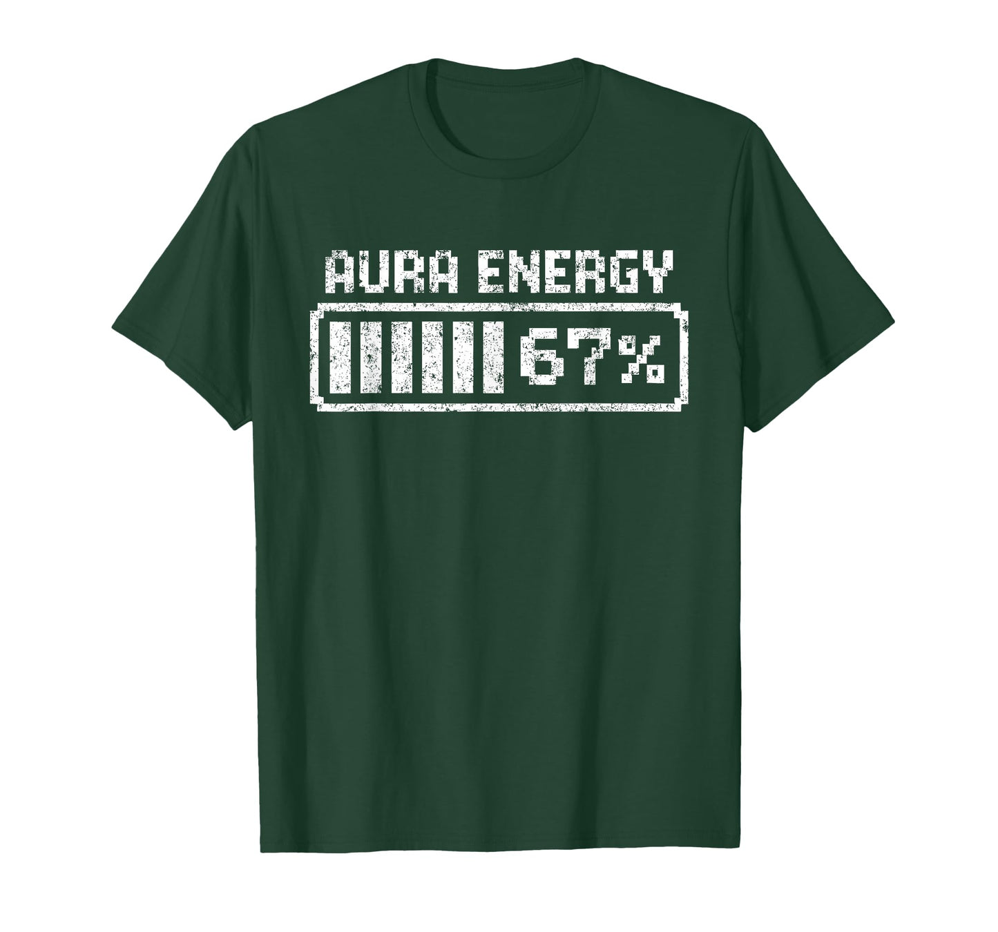 Aura Energy Six Seven 67 Meme T-Shirt