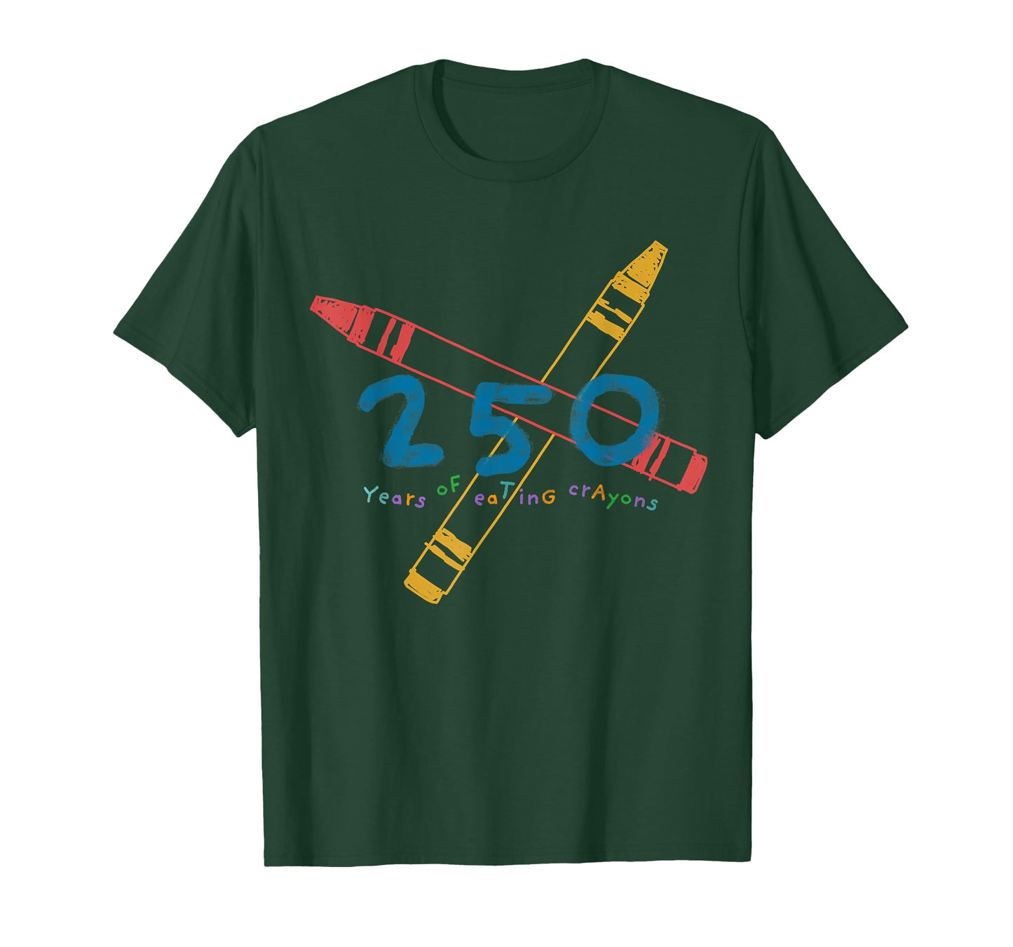 United States Marine Corps 250 Years Of Eating Crayons T-Shirt