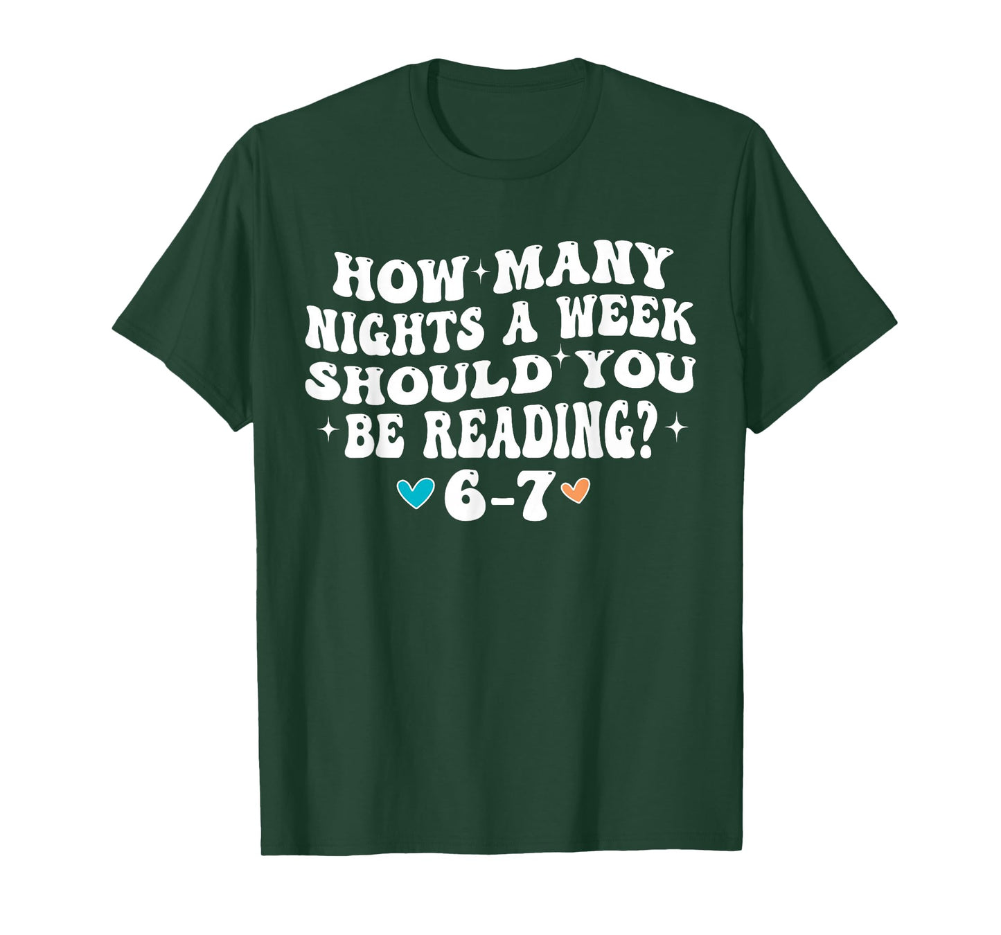 How Many Nights Reading 67 Funny Meme Six Seven Teacher 6 7 T-Shirt