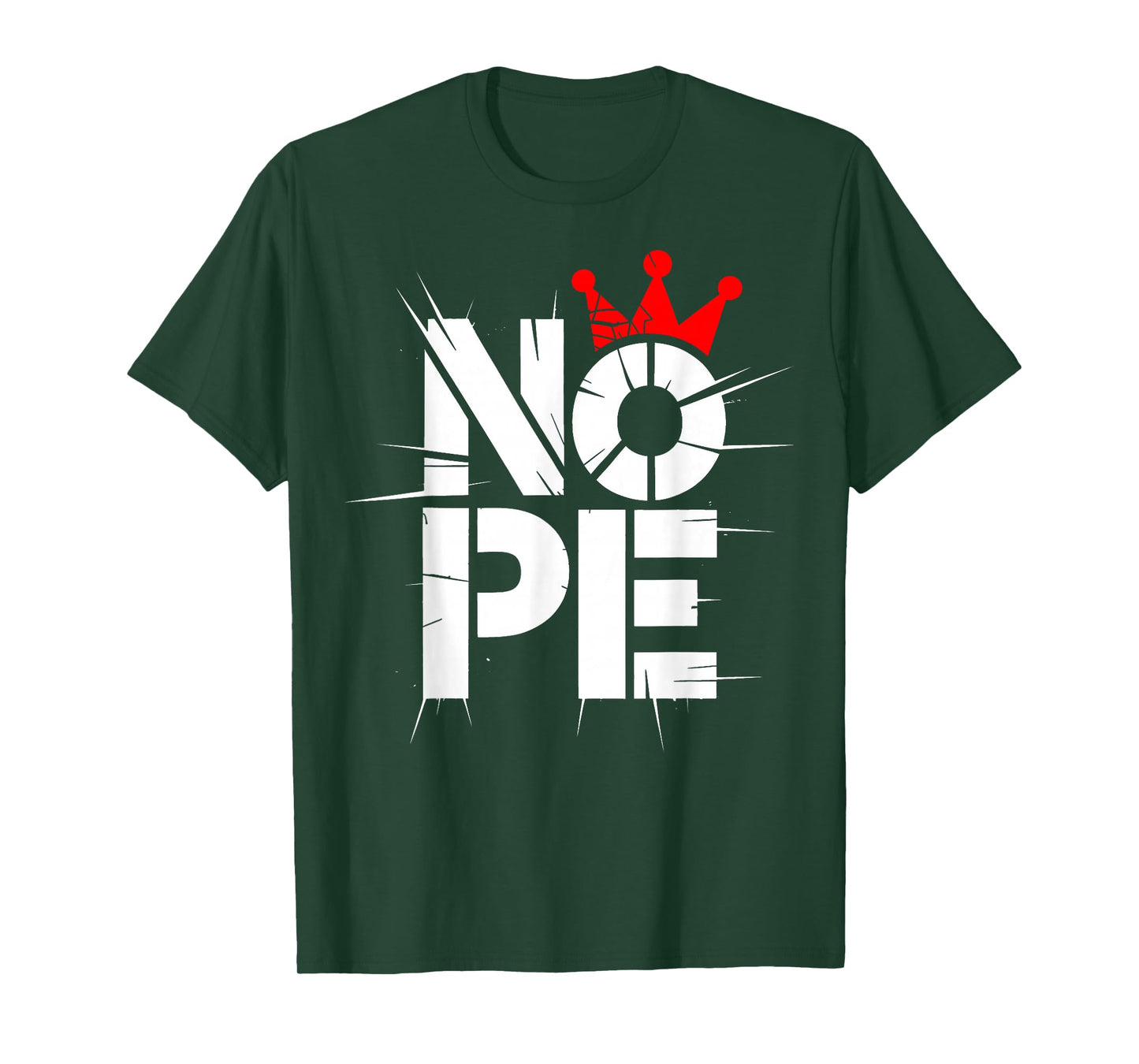 No Kings Protest Sign Patriotic Liberty Art Design T-Shirt