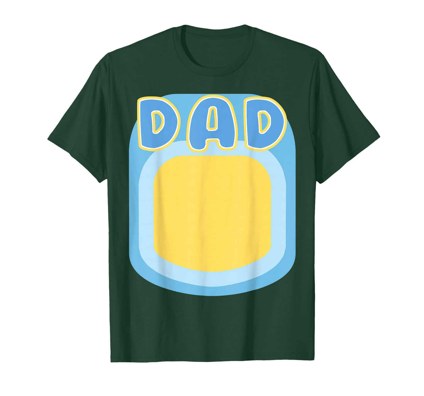 Blue Doggie Dog Dad Family Matching Heeler Halloween Costume T-Shirt