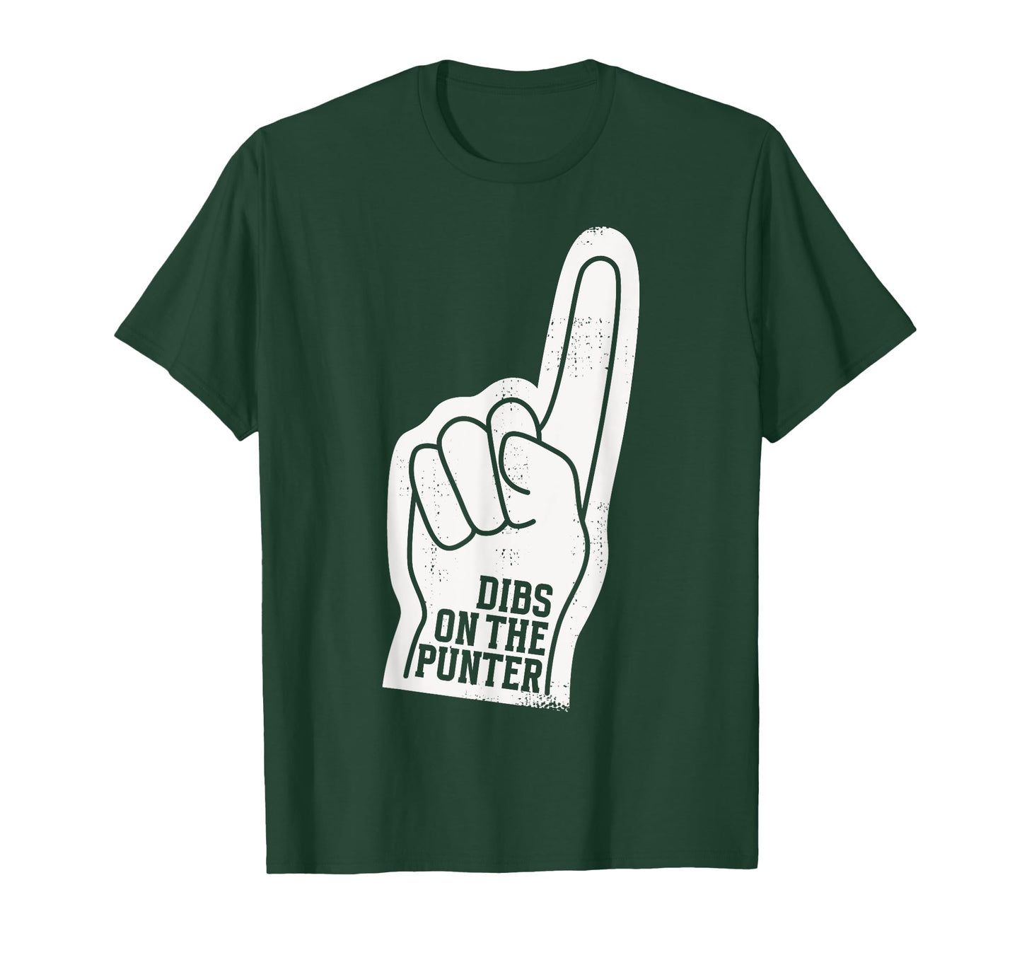 Dibs On The Punter Funny Football Wife Girlfriend Love T-Shirt