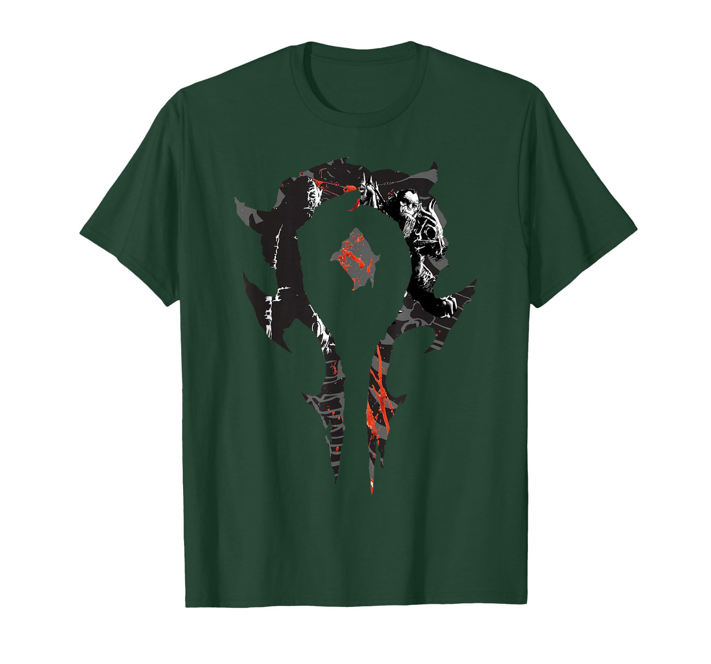 Warcraft Gaming Logo Horde Compilation Crest Fierce Gamer T-Shirt