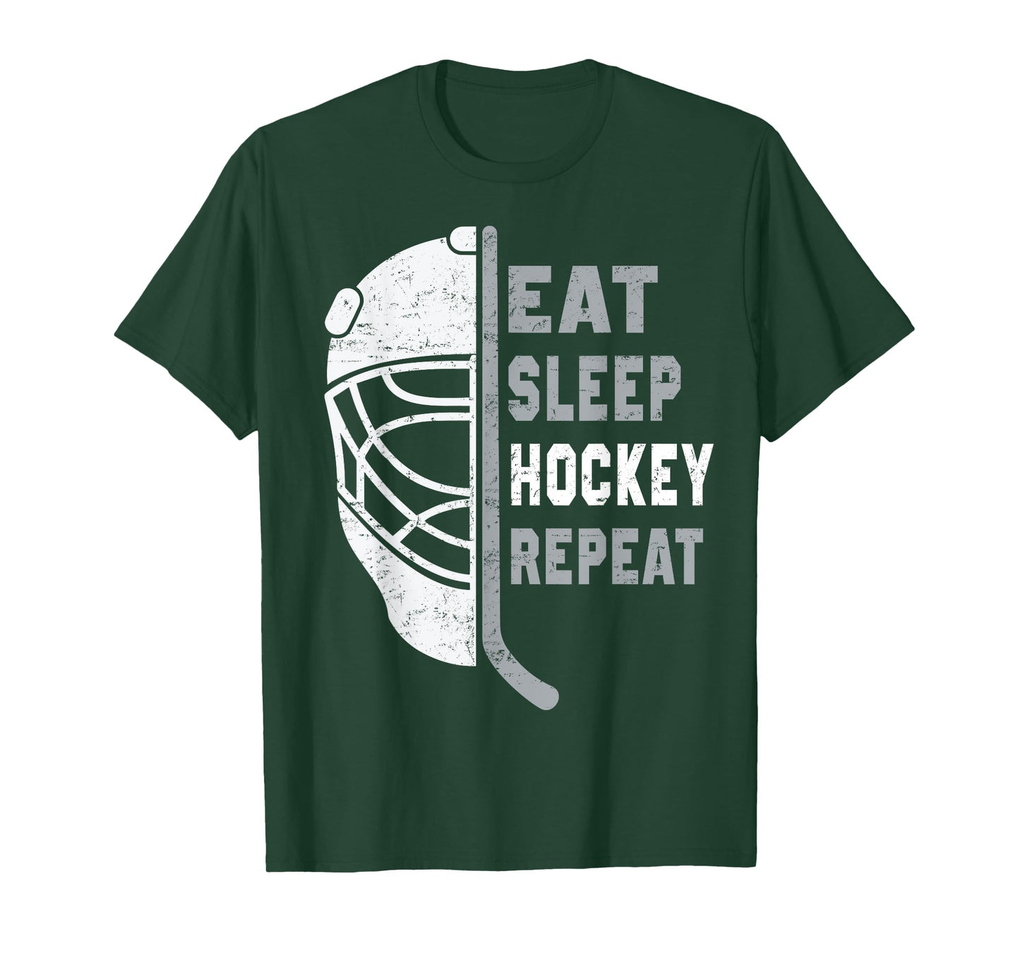 Eat Sleep Hockey Repeat Hockey Lovers Kids Youth Women T-Shirt