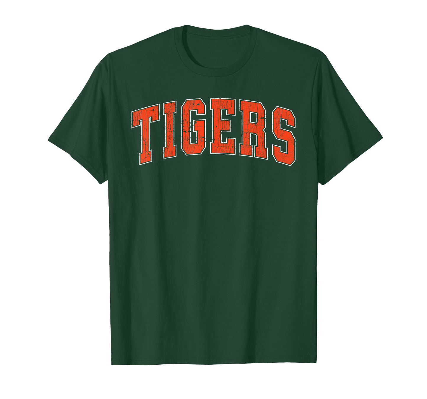 Style Classic School Sports Graphic Retro Vintage Tigers T-Shirt