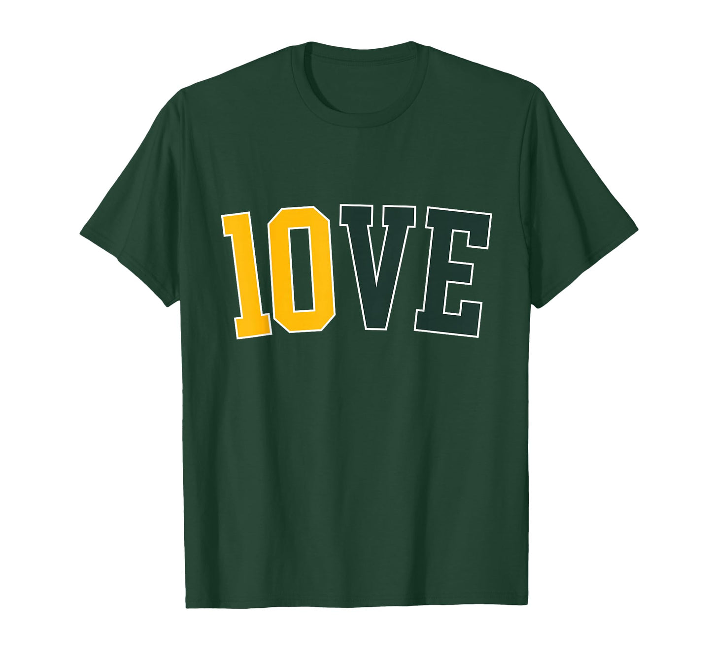 Feel The 10VE Jordan Quarterback Love American Football T-Shirt