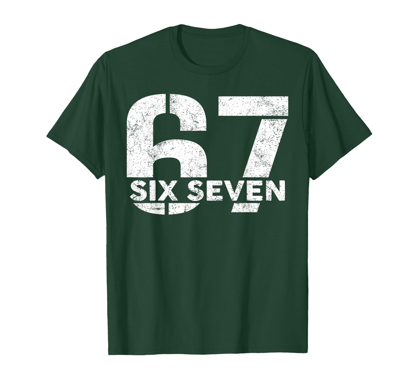 Six Seven 67 Number 67 Meme 6 7 Trendy Six Seven Game Day T-Shirt