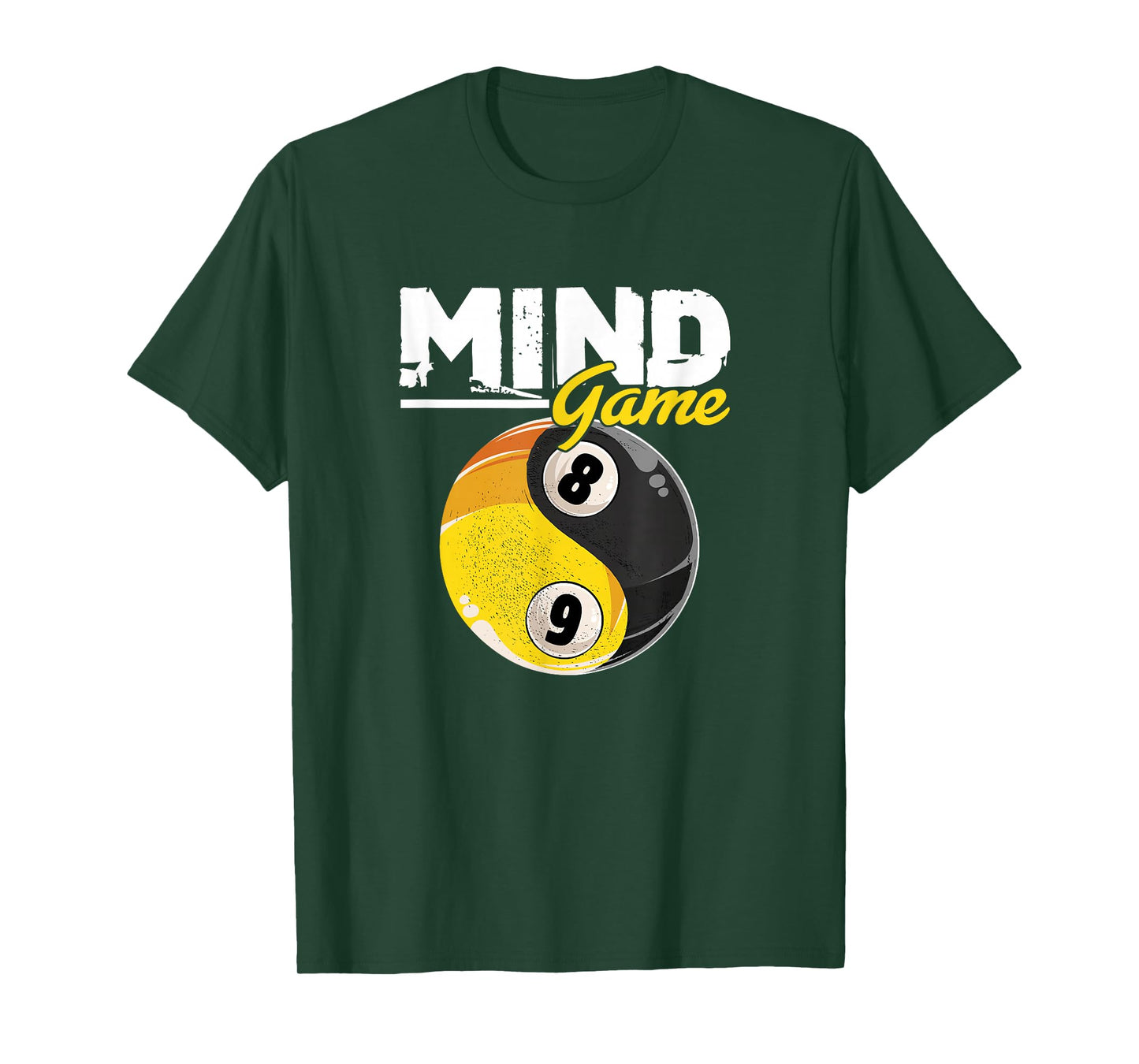 Mind Game Billiards Snooker Cue Stick Pool Billiard Player T-Shirt