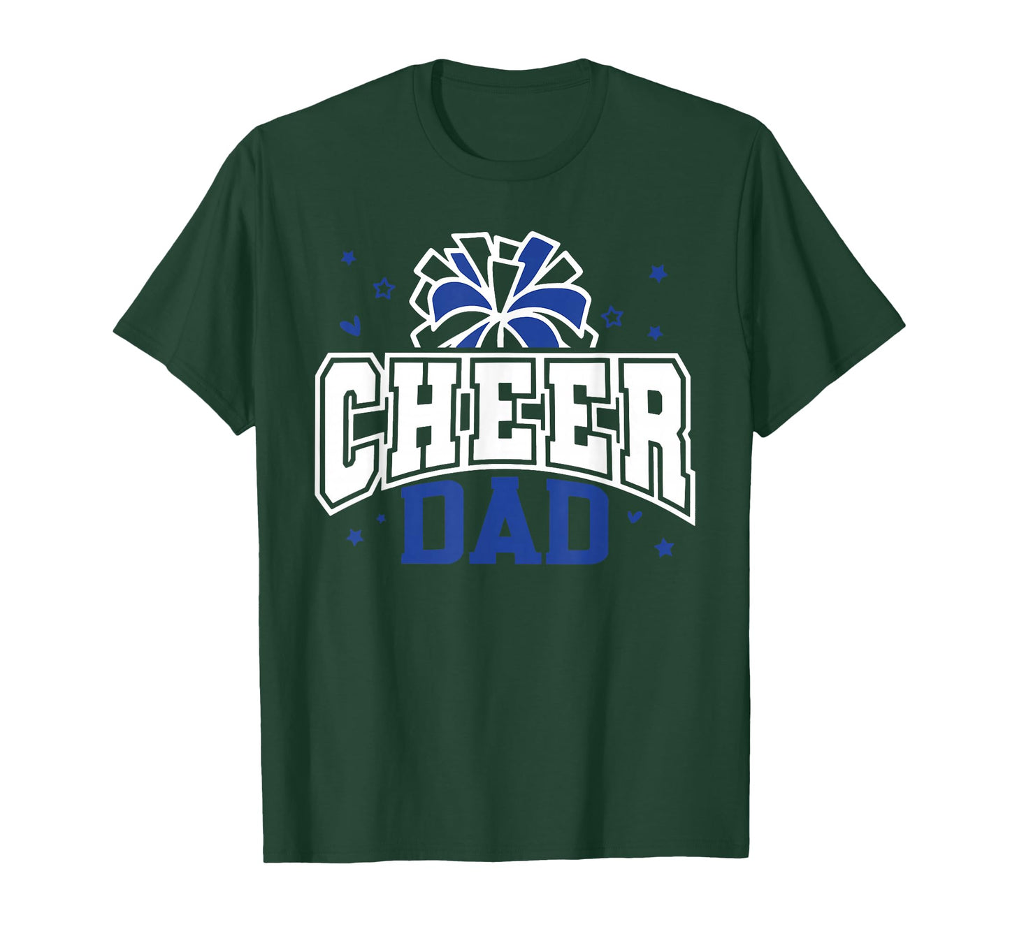 Cheer Dad Cheerleader Cheerleading Game Day Fathers Day T-Shirt