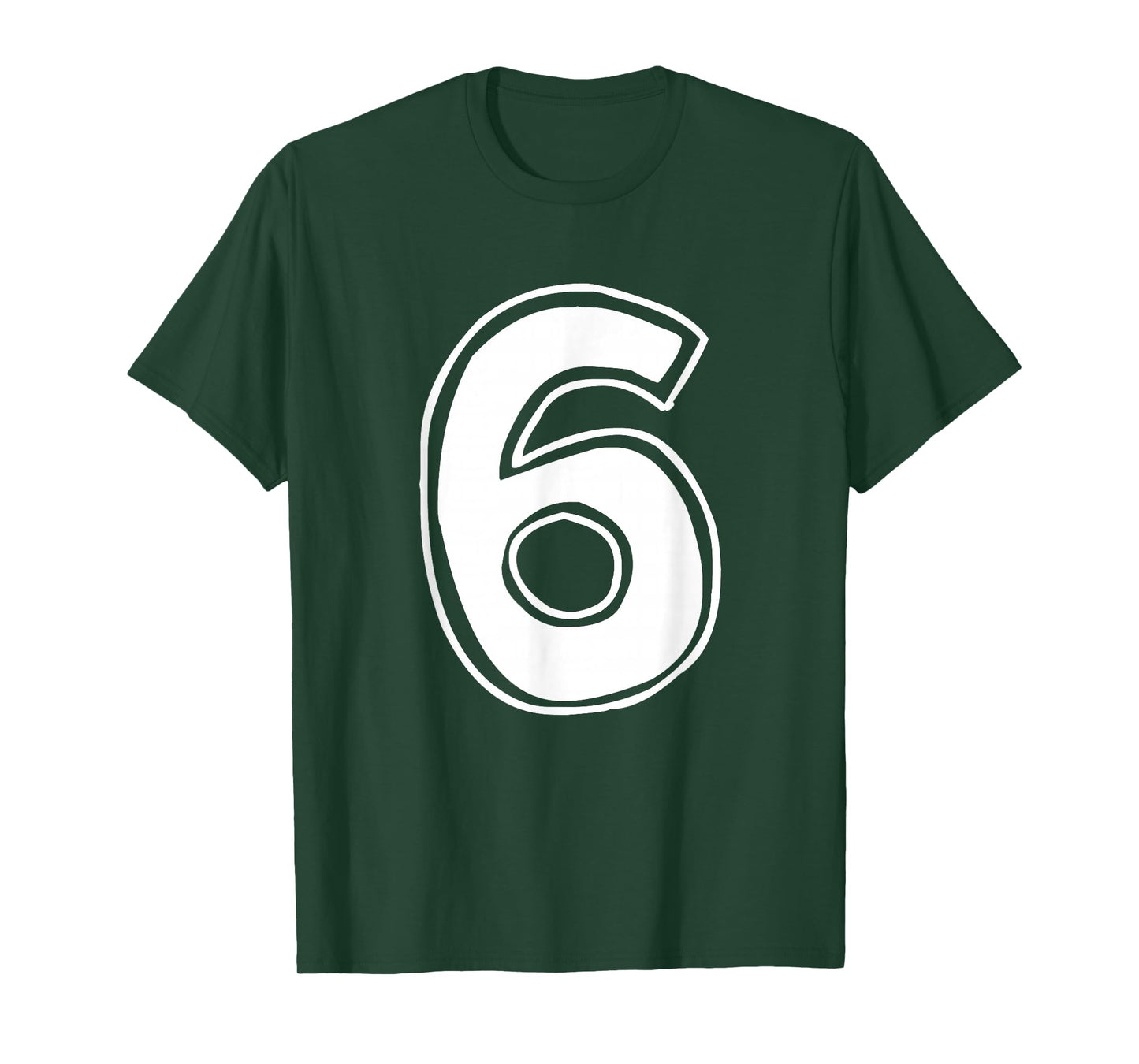 Number 6 Six Seven 6 7 Meme 67 Funny 6th Birthday 6 Years T-Shirt