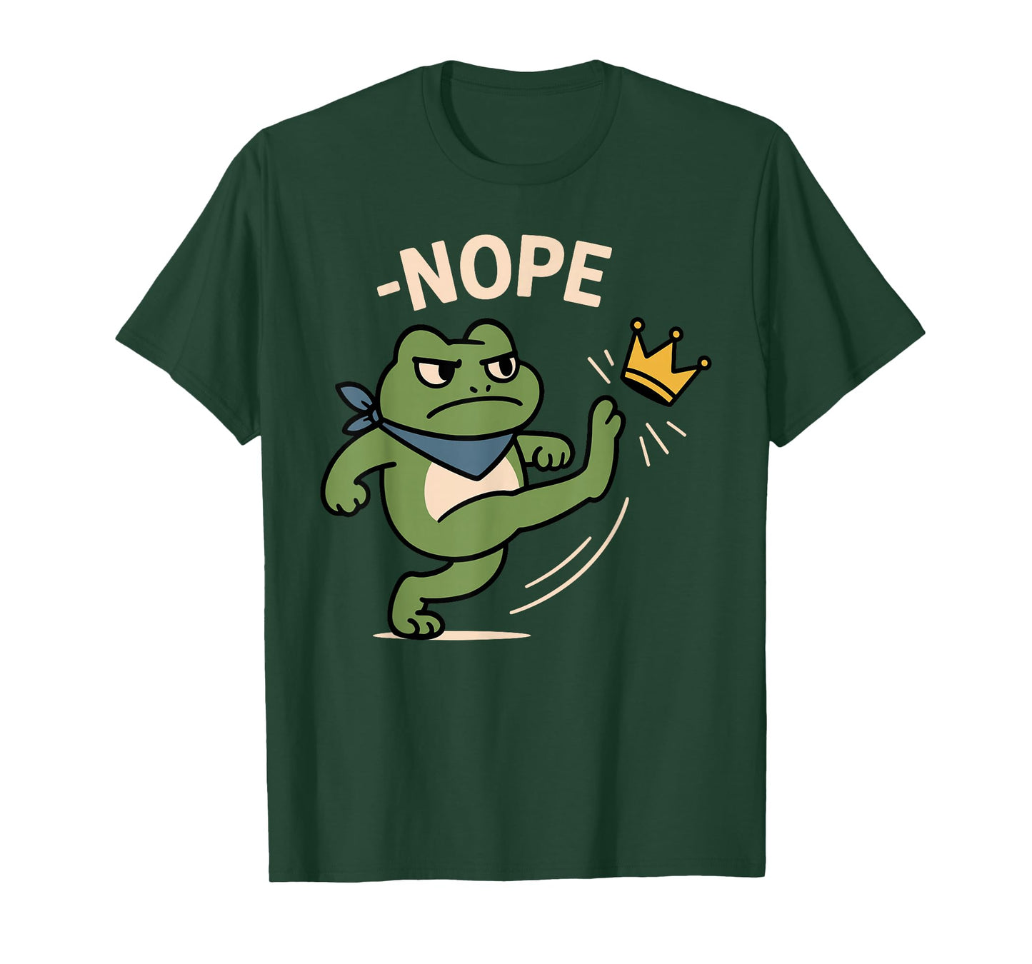 Portland Frog No Kings T-Shirt