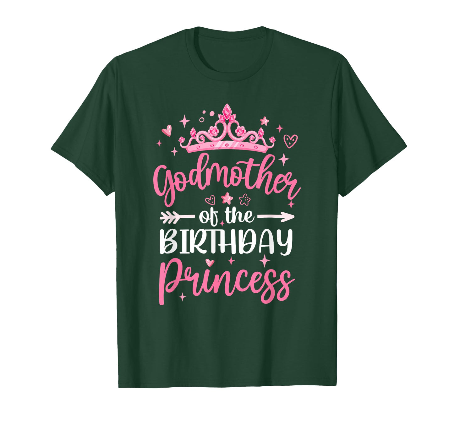 Godmother Of The Birthday Princess Birthday Girl Kid Family T-Shirt