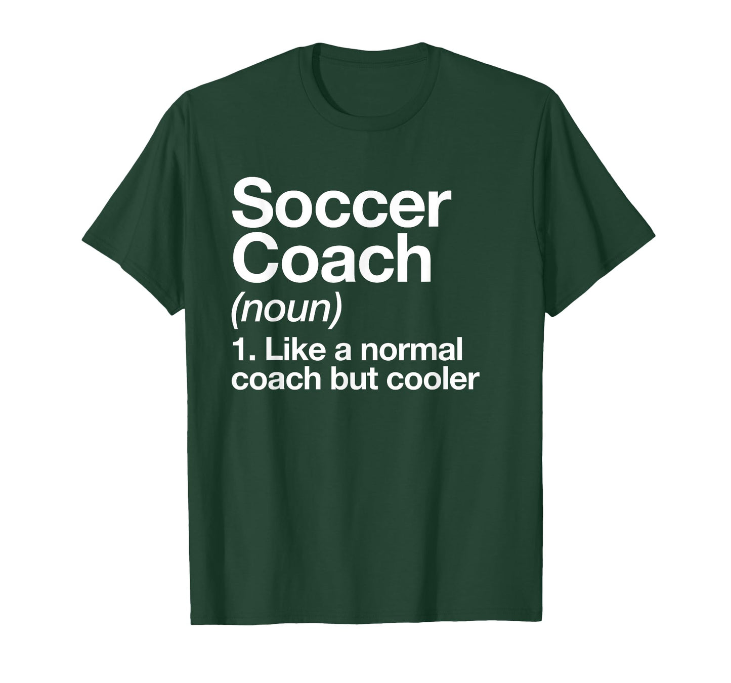 Soccer Coach Definition Sports School Instructor Trainer T-Shirt
