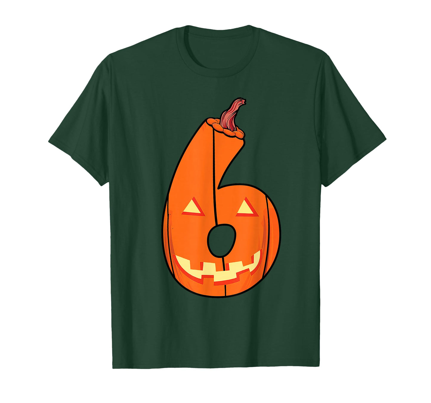 Fun Six Seven 6 7 Meme Design Couples Halloween Pumpkin T-Shirt