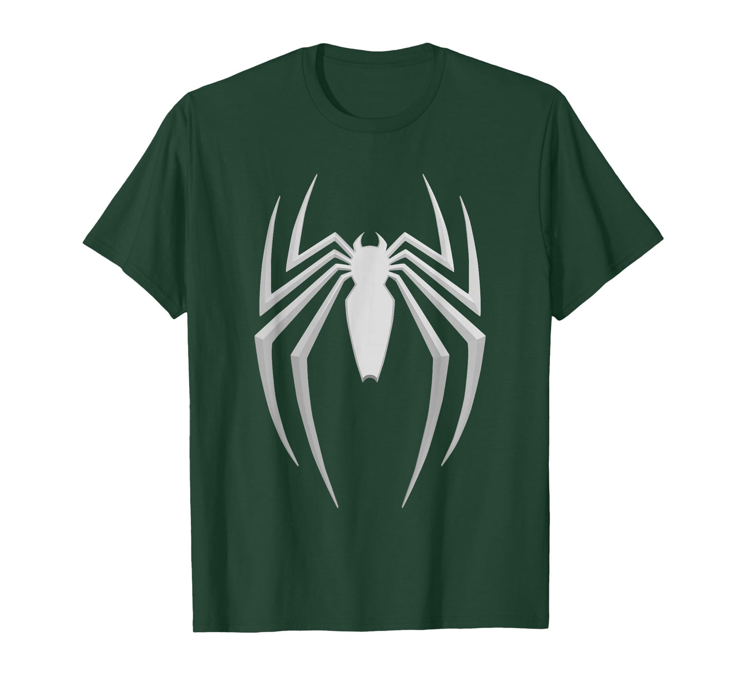 Marvel Spider-Man 2 Silver Spider Chest Emblem T-Shirt