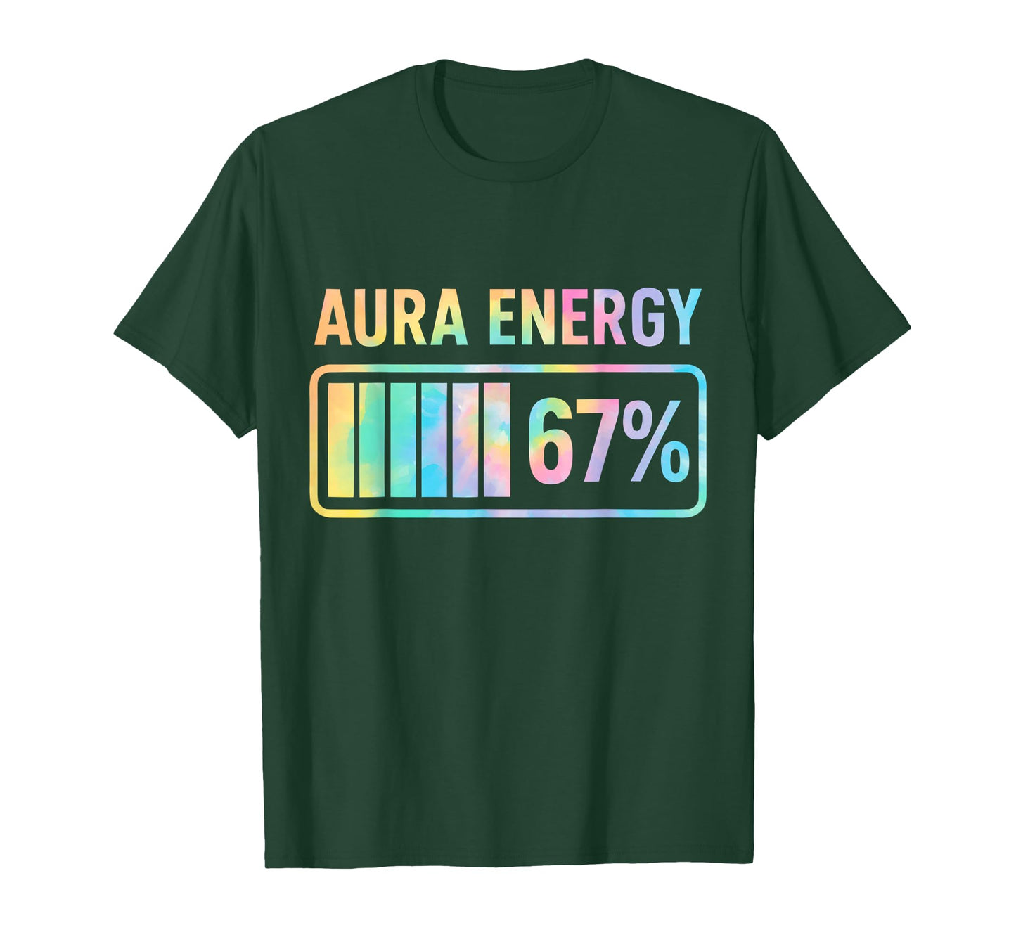 Aura Energy 67 Funny Six Seven Meme Gen Alpha Slang T-Shirt