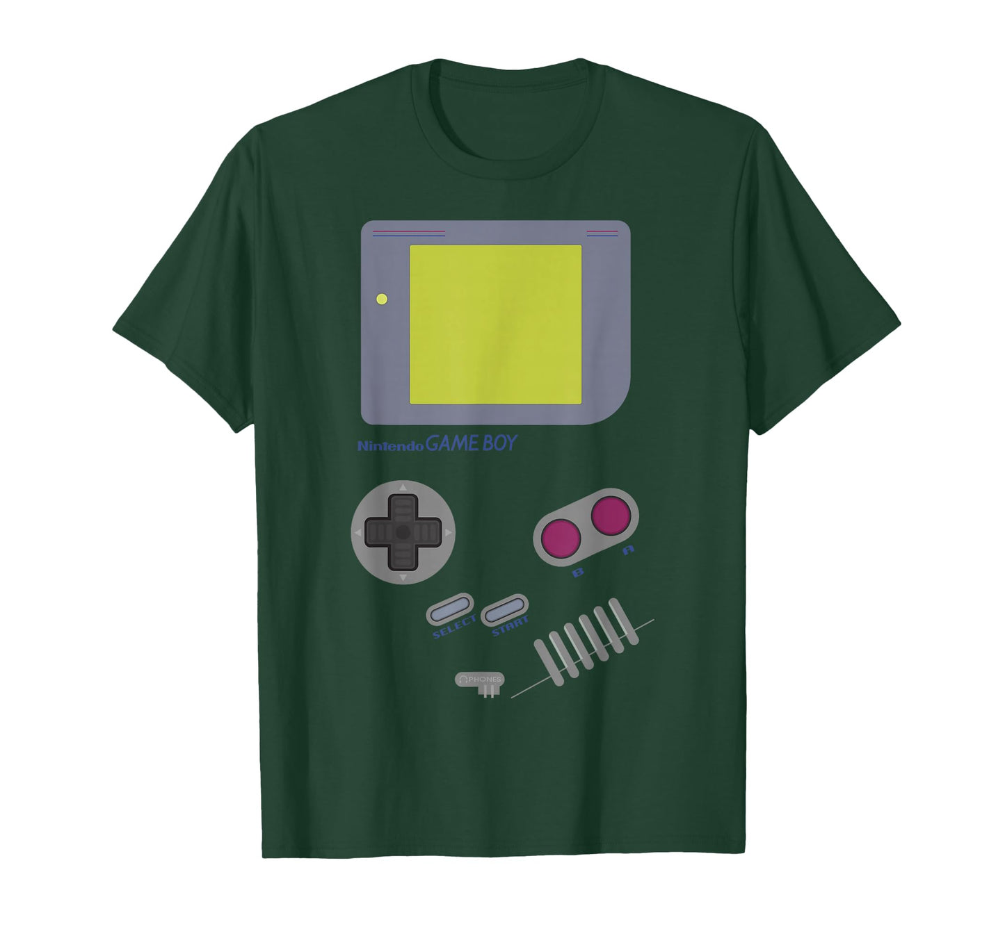 Nintendo Game Boy Screen Buttons Retro Graphic T-Shirt T-Shirt